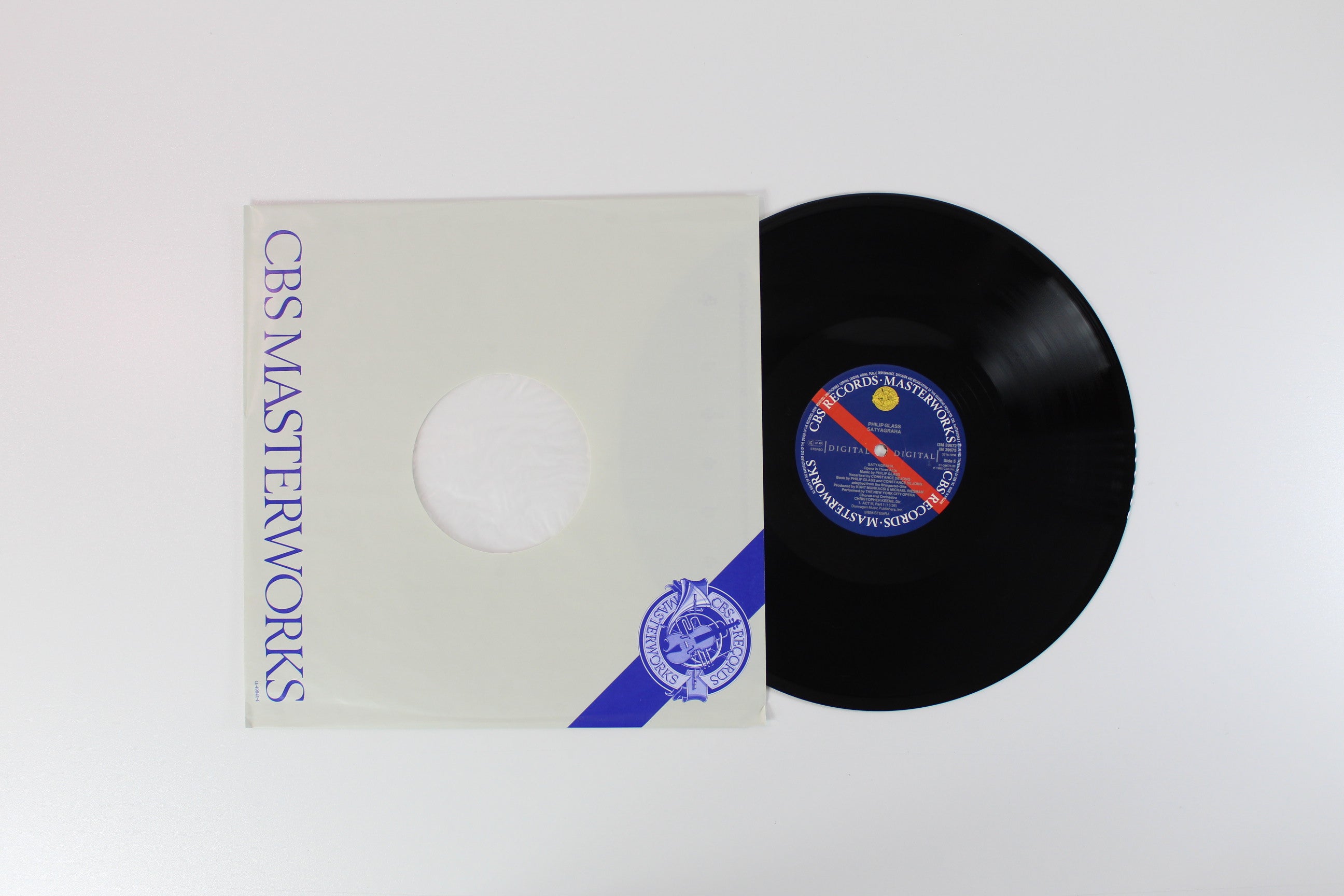 Philip Glass - Satyagraha Box Set on CBS Masterworks