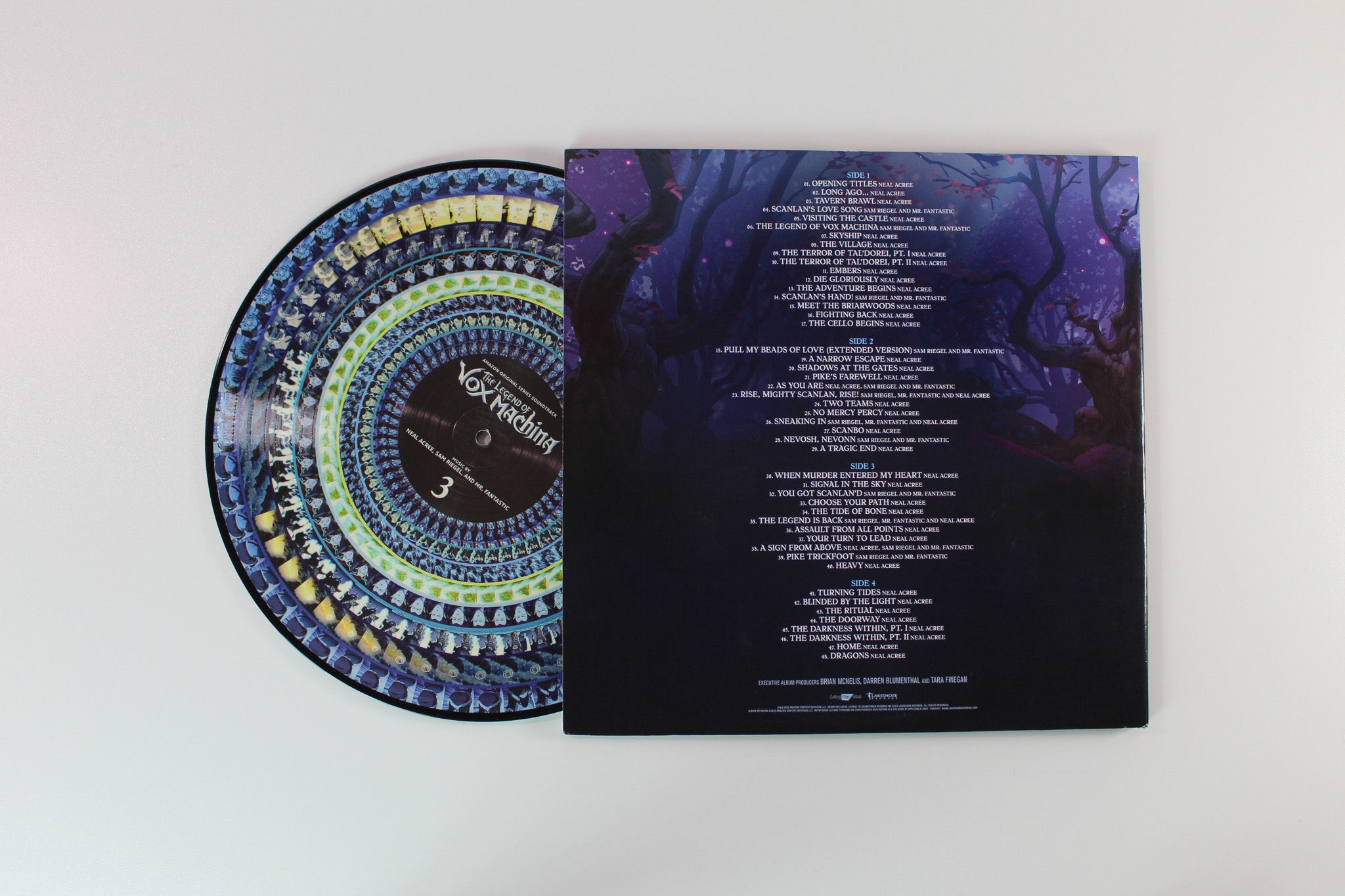 Neal Acree - The Legend of Vox Machina (Amazon Original Series Soundtrack) on Lakeshore Records Ltd. Zoetrope Picture Disc