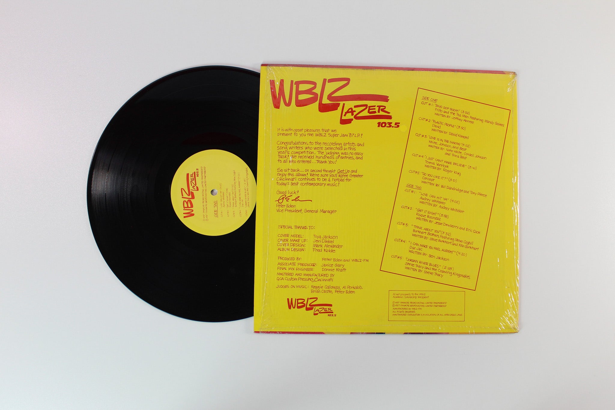 Various - WBLZ Super Jam '87 on Panache Broadcasting