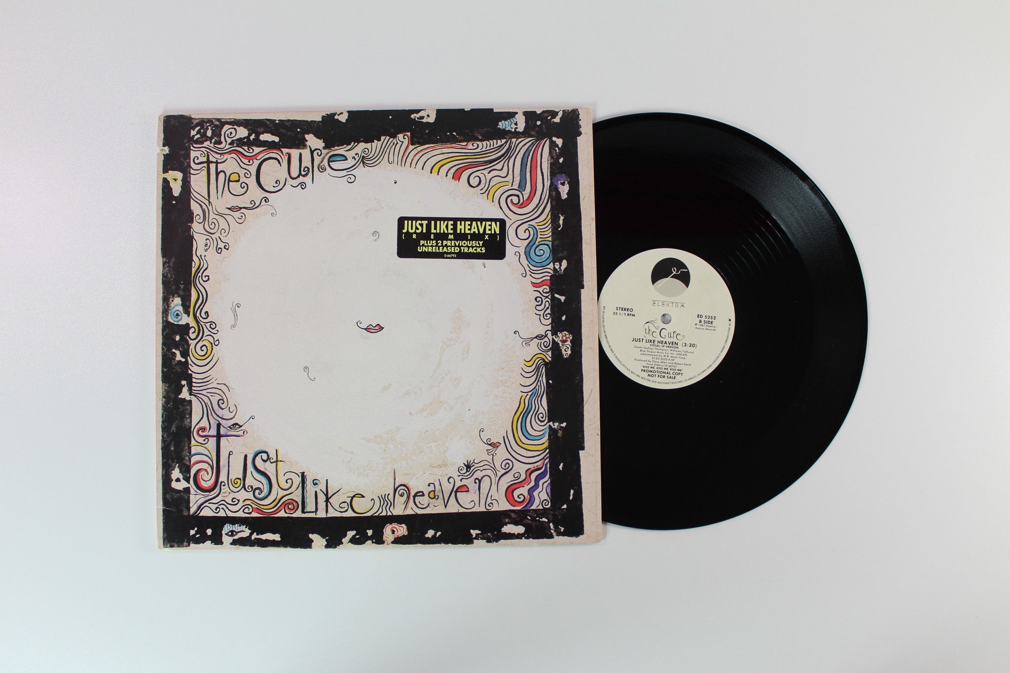 The Cure - Just Like Heaven 12" Promo on Elektra