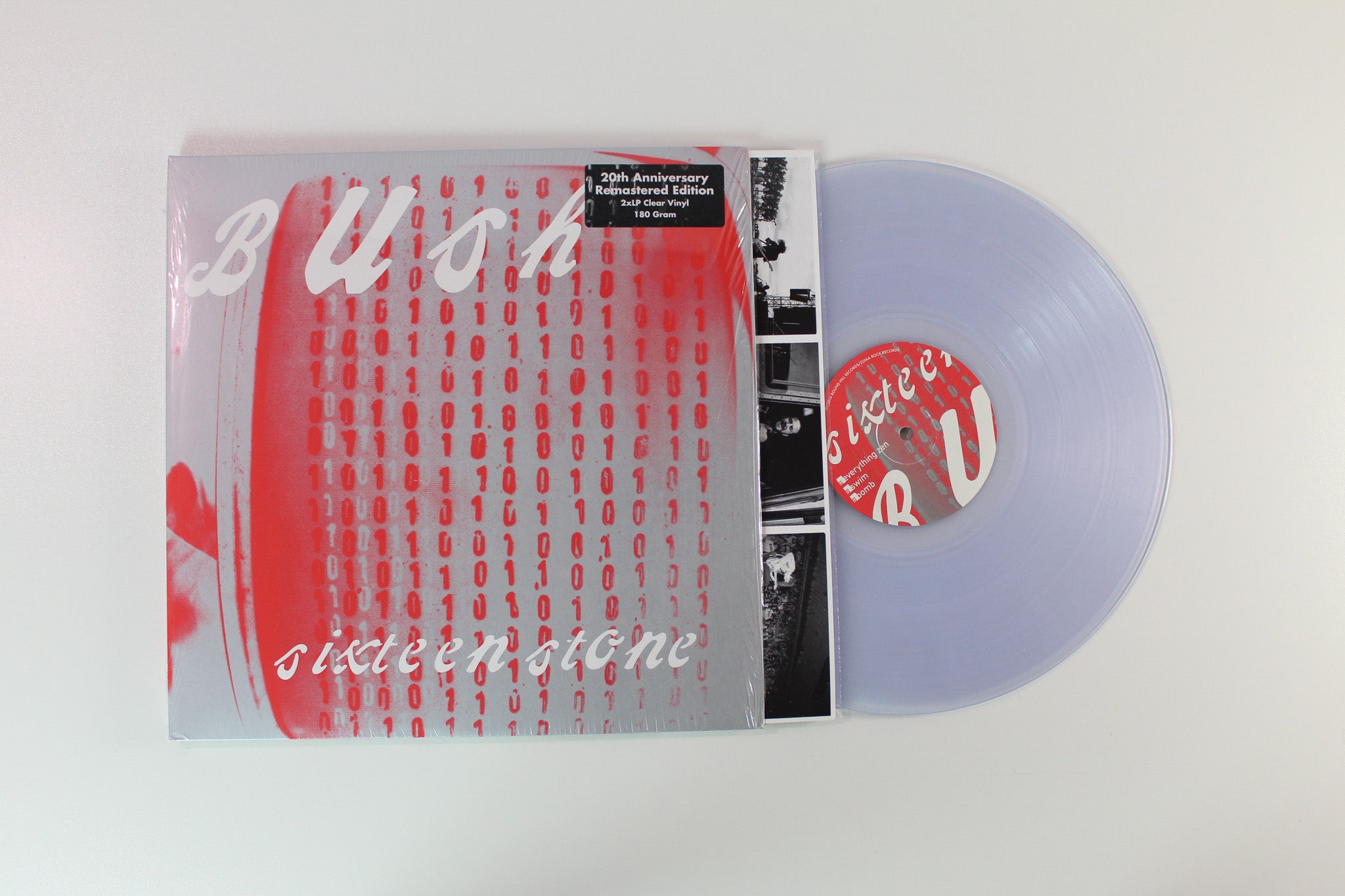 Bush - Sixteen Stone on Zuma Rock Records Reissue on Clear Vinyl