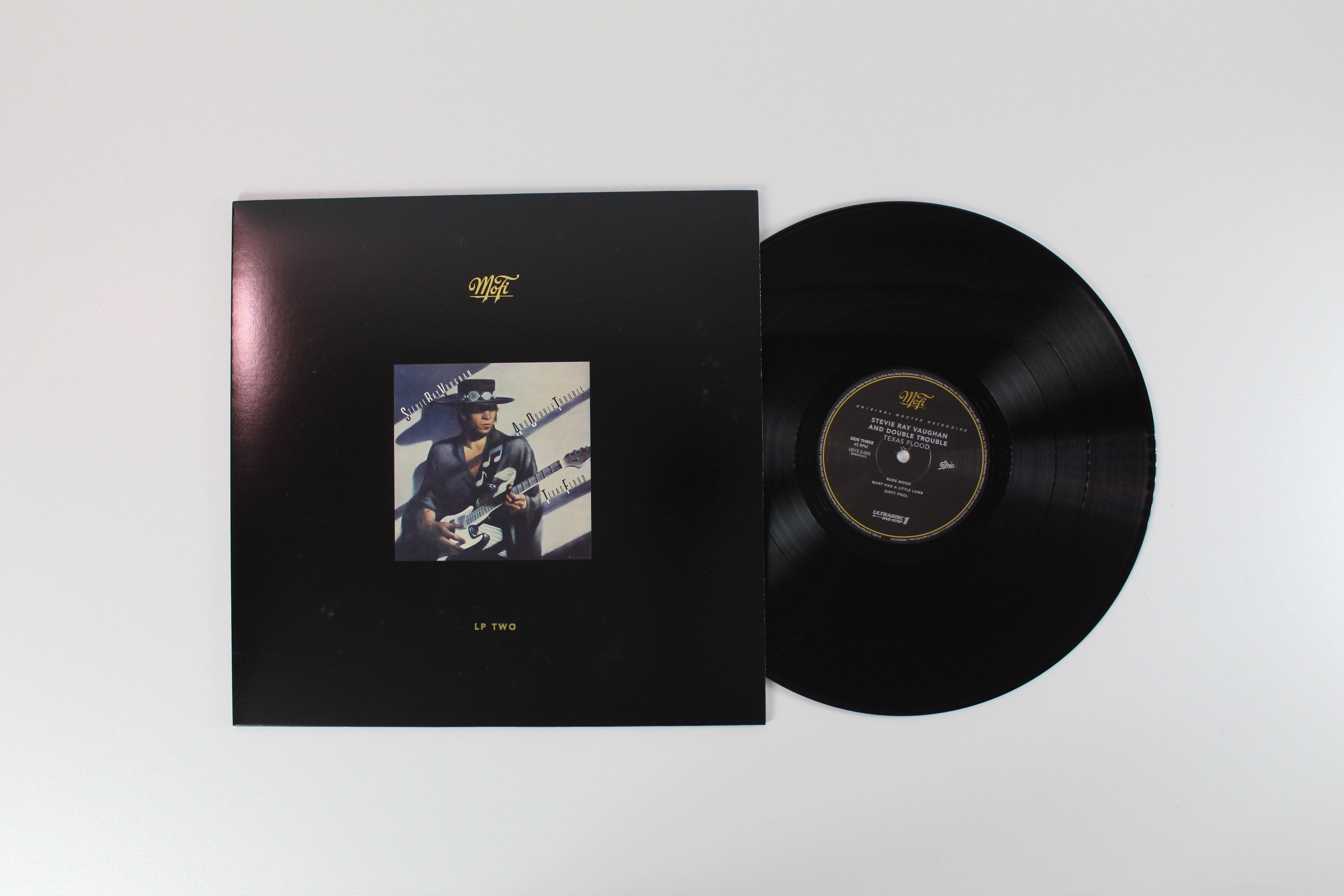 Stevie Ray Vaughan & Double Trouble - Texas Flood 45 RPM Reissue on Mobile Fidelity Sound Lab Box Set