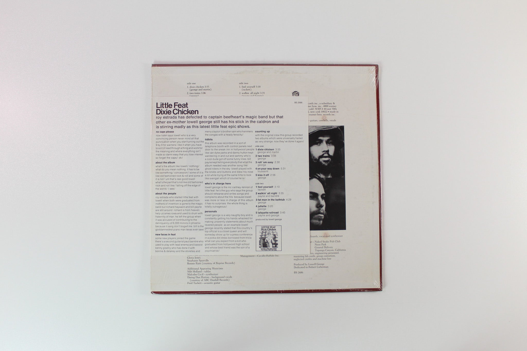 Little Feat - Dixie Chicken on Warner Bros. Records SEALED Promo