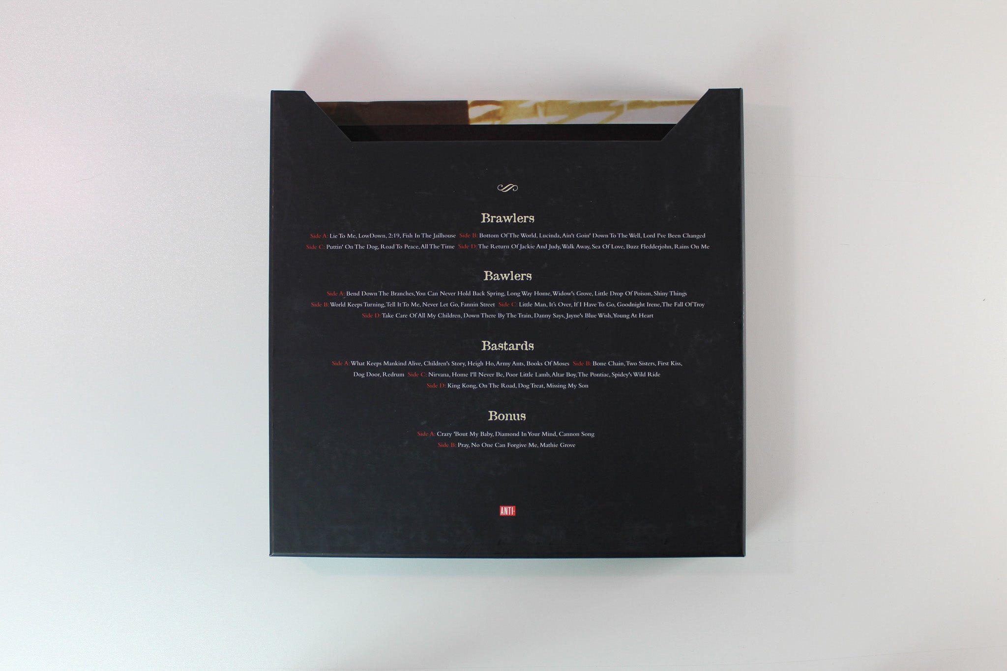 Tom Waits - Orphans (Brawlers, Bawlers & Bastards) on Anti Ltd 180 Gram Box Set Reissue