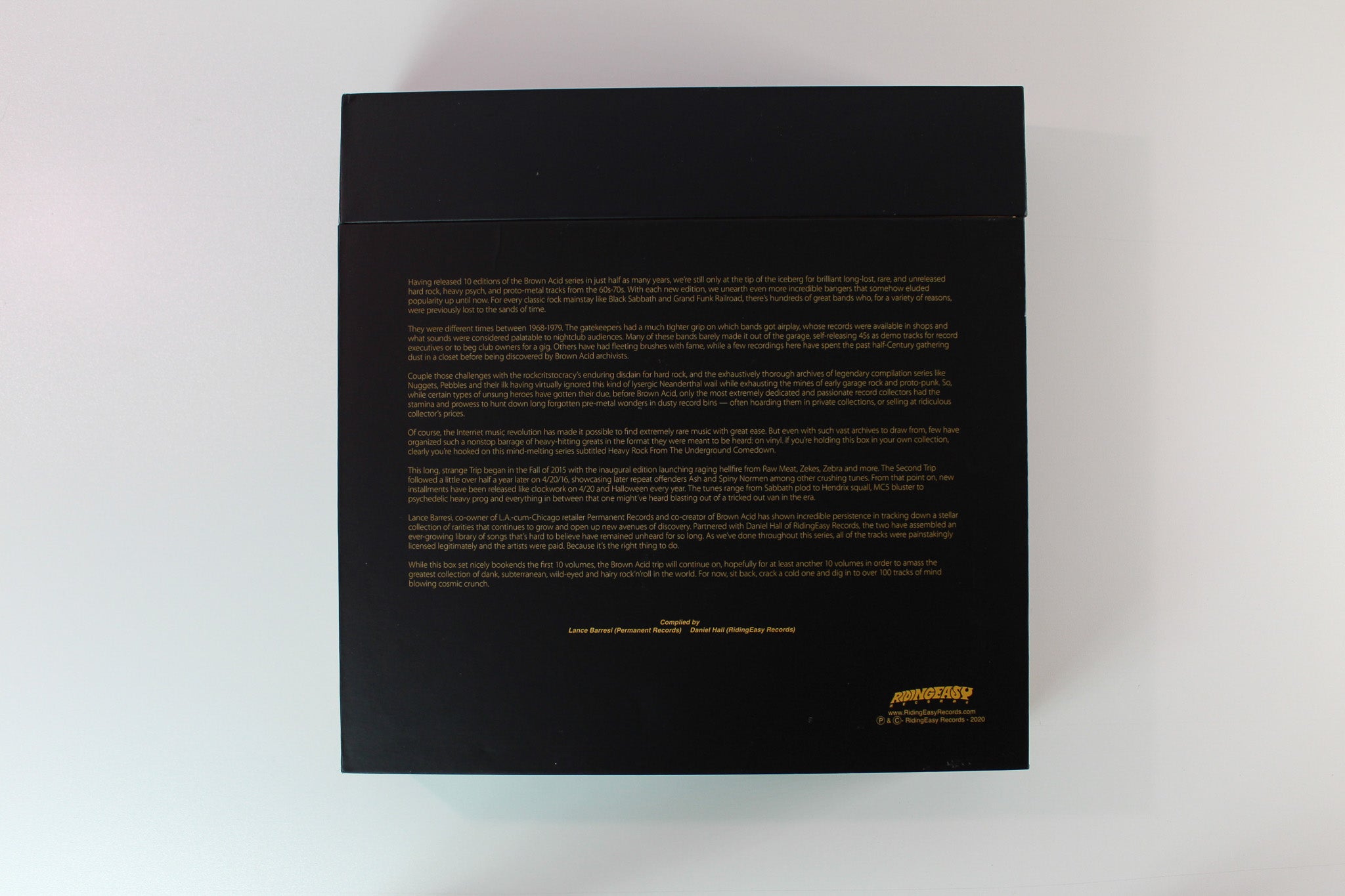 Various - Brown Acid: Ten Trips (Heavy Rock From The Underground Comedown) on RidingEasy Random Color Vinyl Box Set