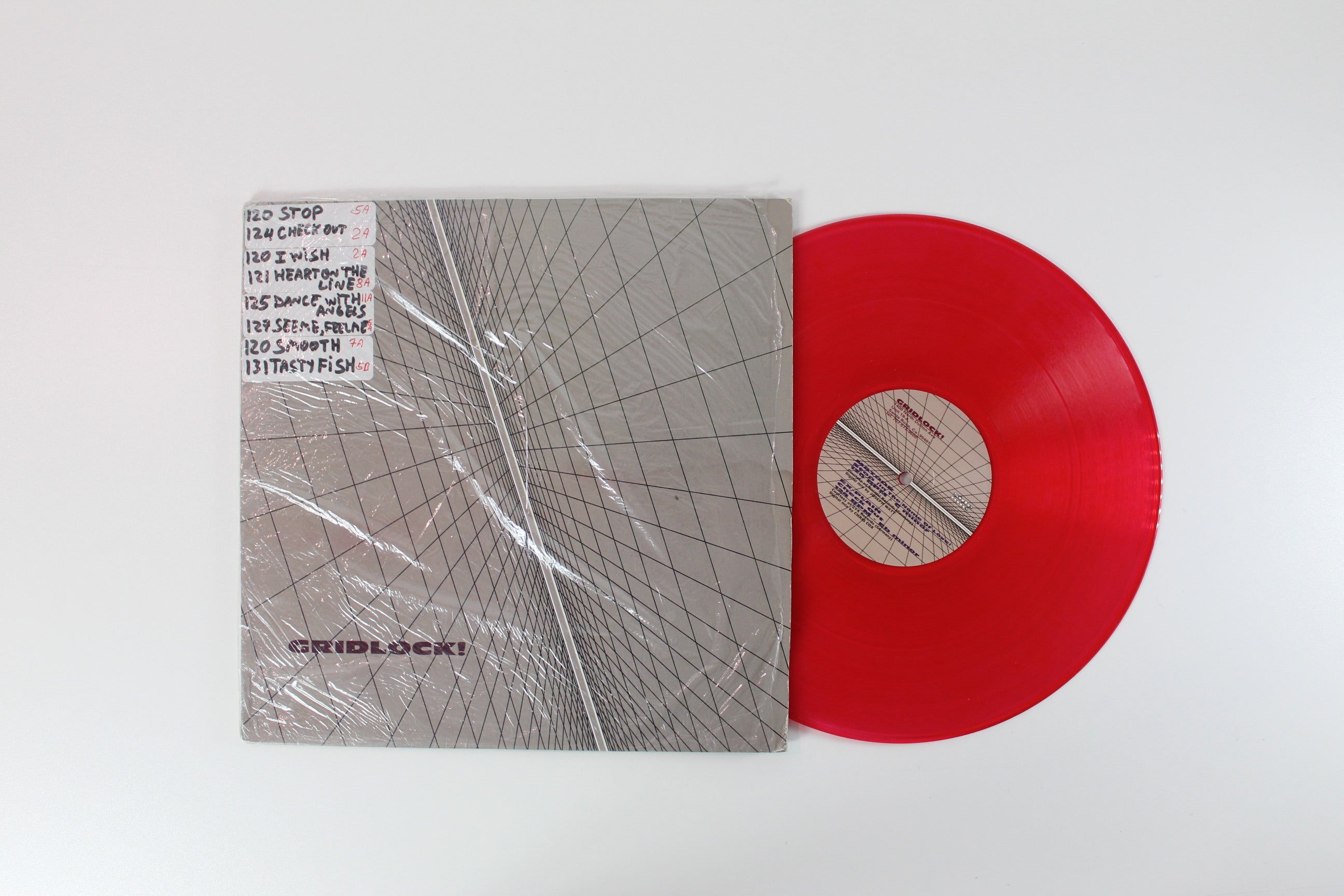 Various - Gridlock! 5 on Razormaid Records - Promo - Red Translucent Vinyl