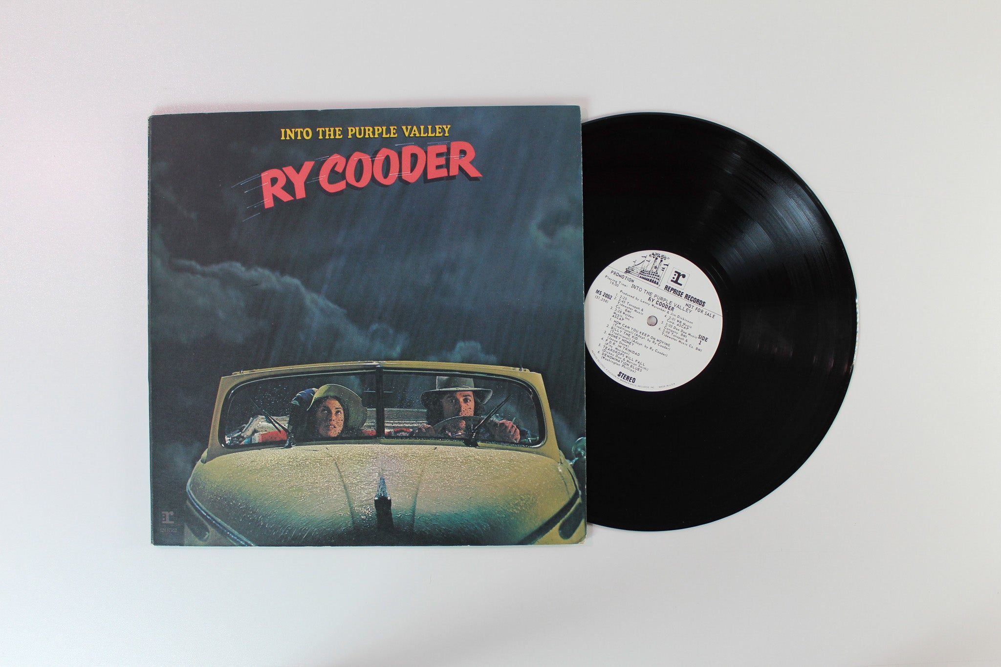 Ry Cooder - Into The Purple Valley on Reprise Records Promo