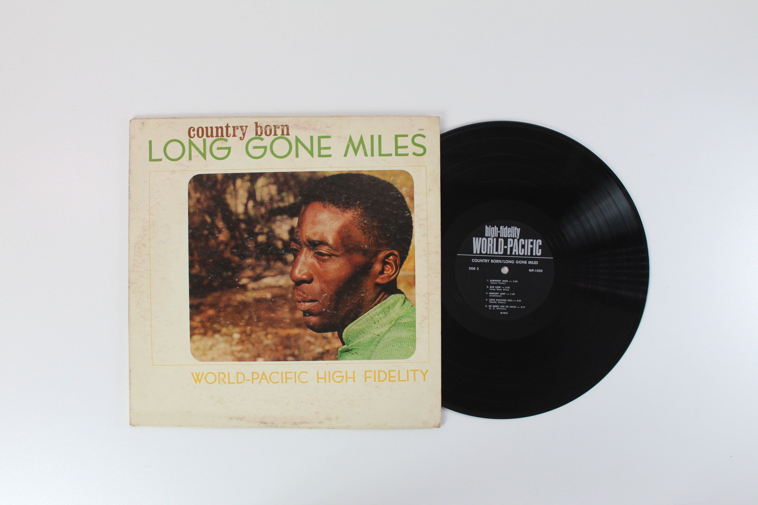 Luke "Long Gone" Miles - Country Born on World Pacific Records mono