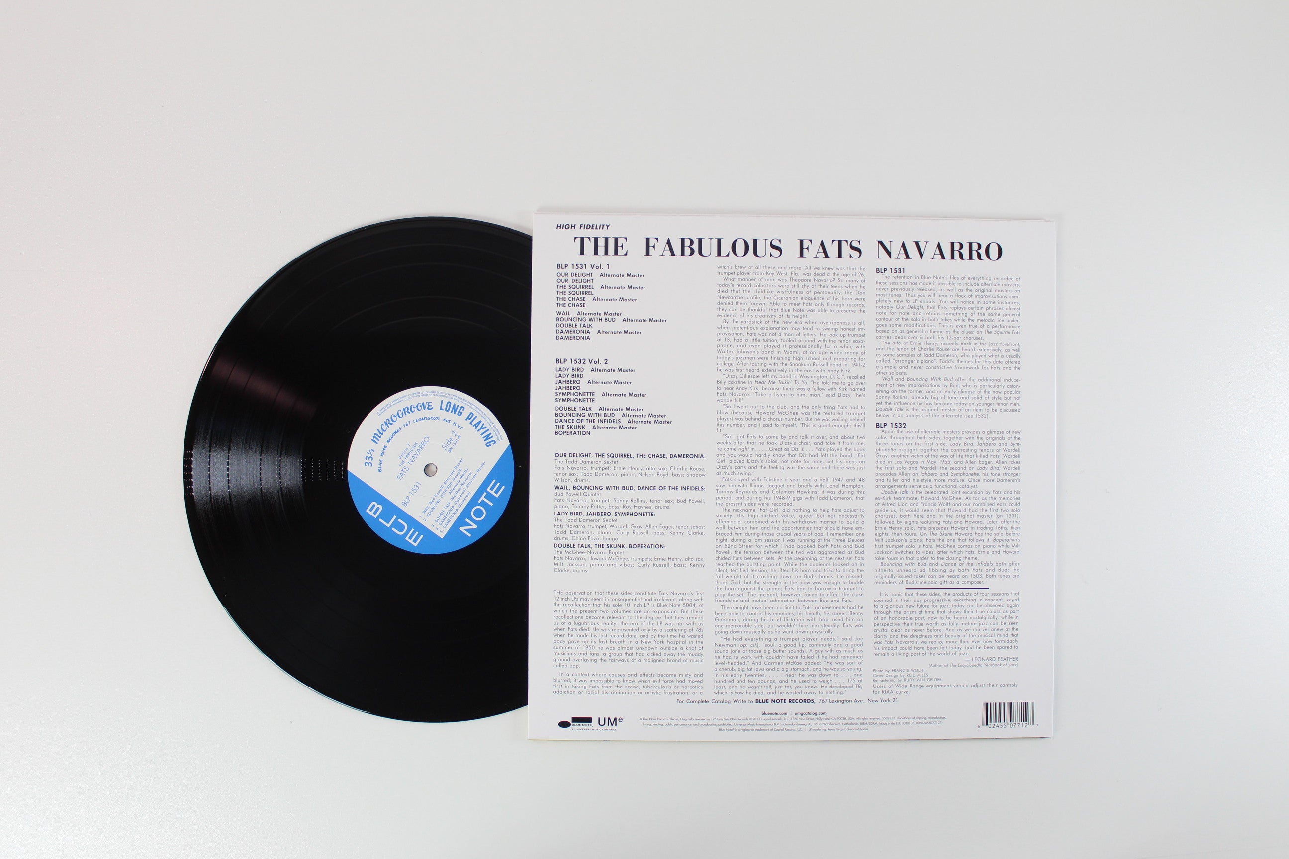 Fats Navarro - The Fabulous Fats Navarro Volume 1 on Blue Note - Blue Note Classic Vinyl Series
