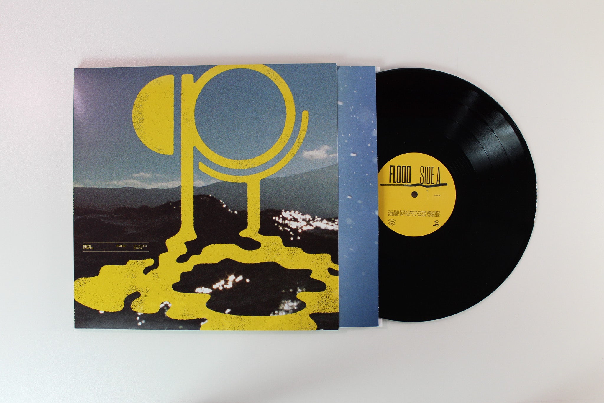 Hippo Campus - Flood on Psychic Hotline Bandcamp Exclusive Azure Dream Vinyl