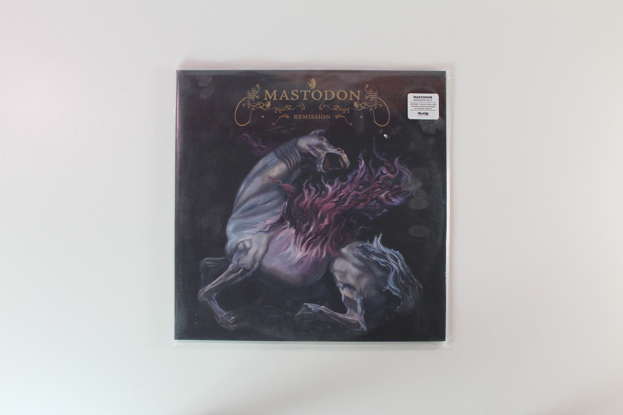 Mastodon - Remission on Relapse Records Reissue on Electric Blue w/ GRimace Purple Pinwheels w/ Splatter Edition 45 RPM