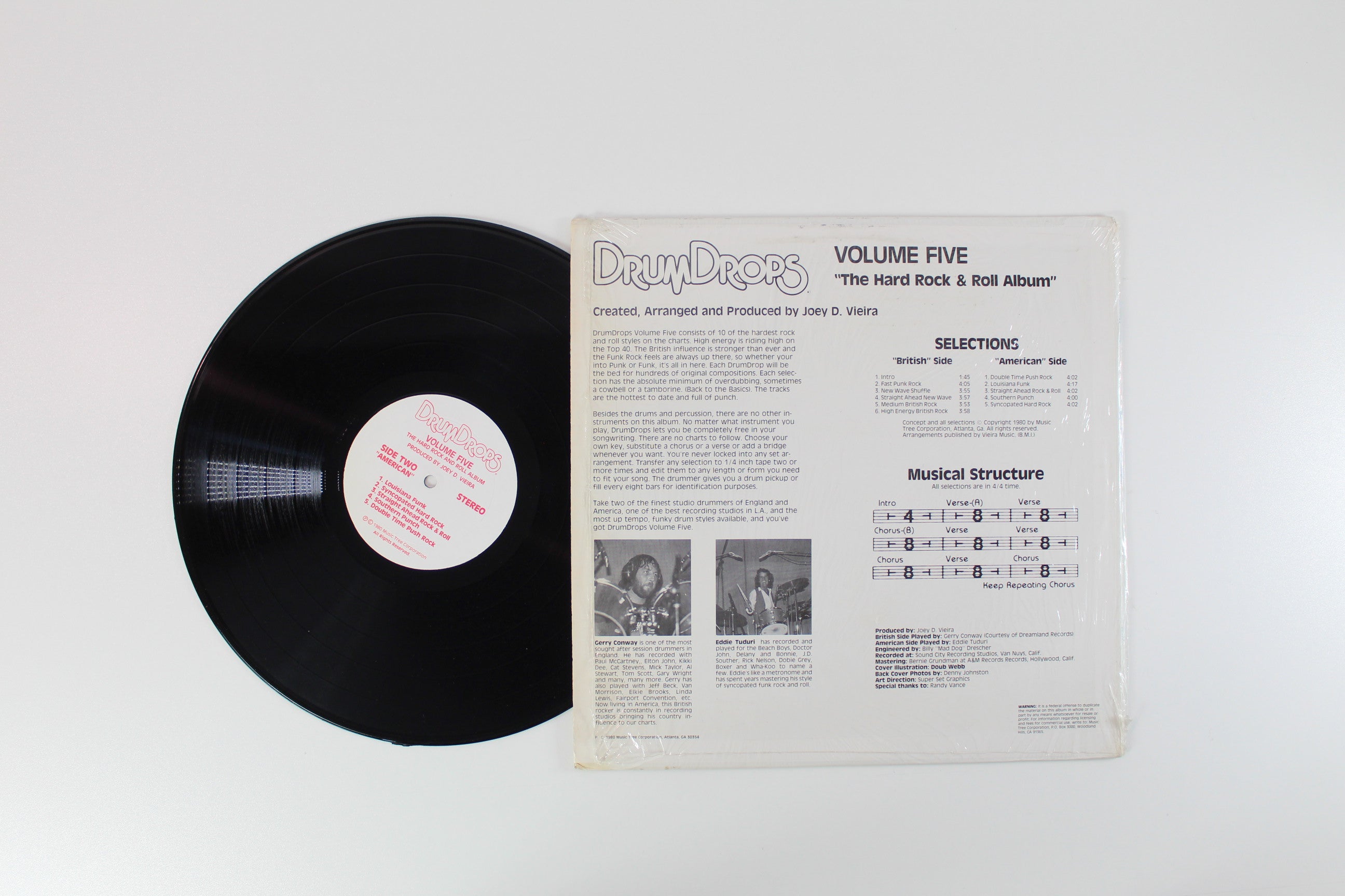 Joey D. Vieira - DrumDrops® Volume Five "The Hard Rock & Roll Album" on DrumDrops