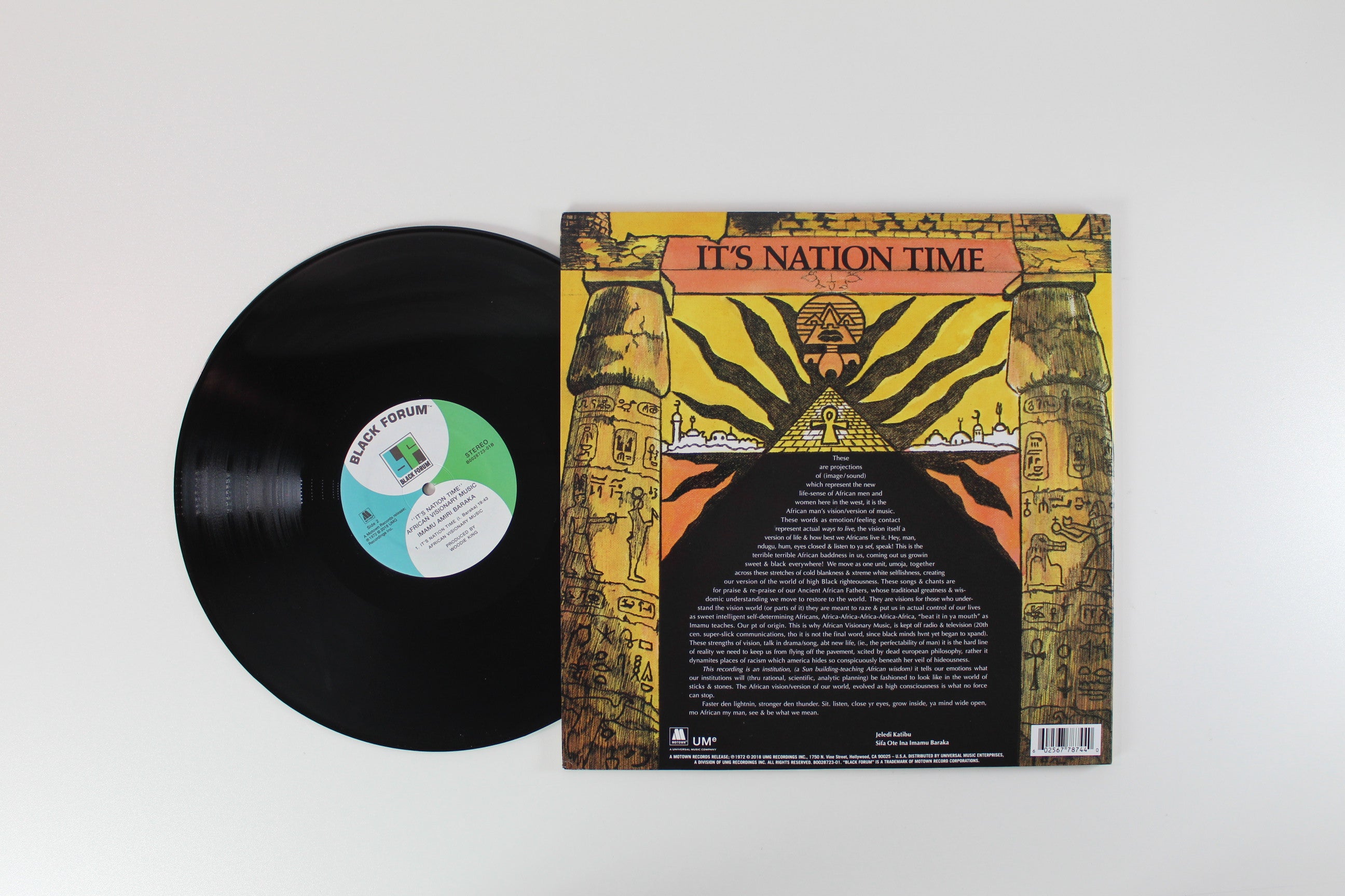 Amiri Baraka - "It's Nation Time" African Visionary Music on Motown / UMe / Black Forum