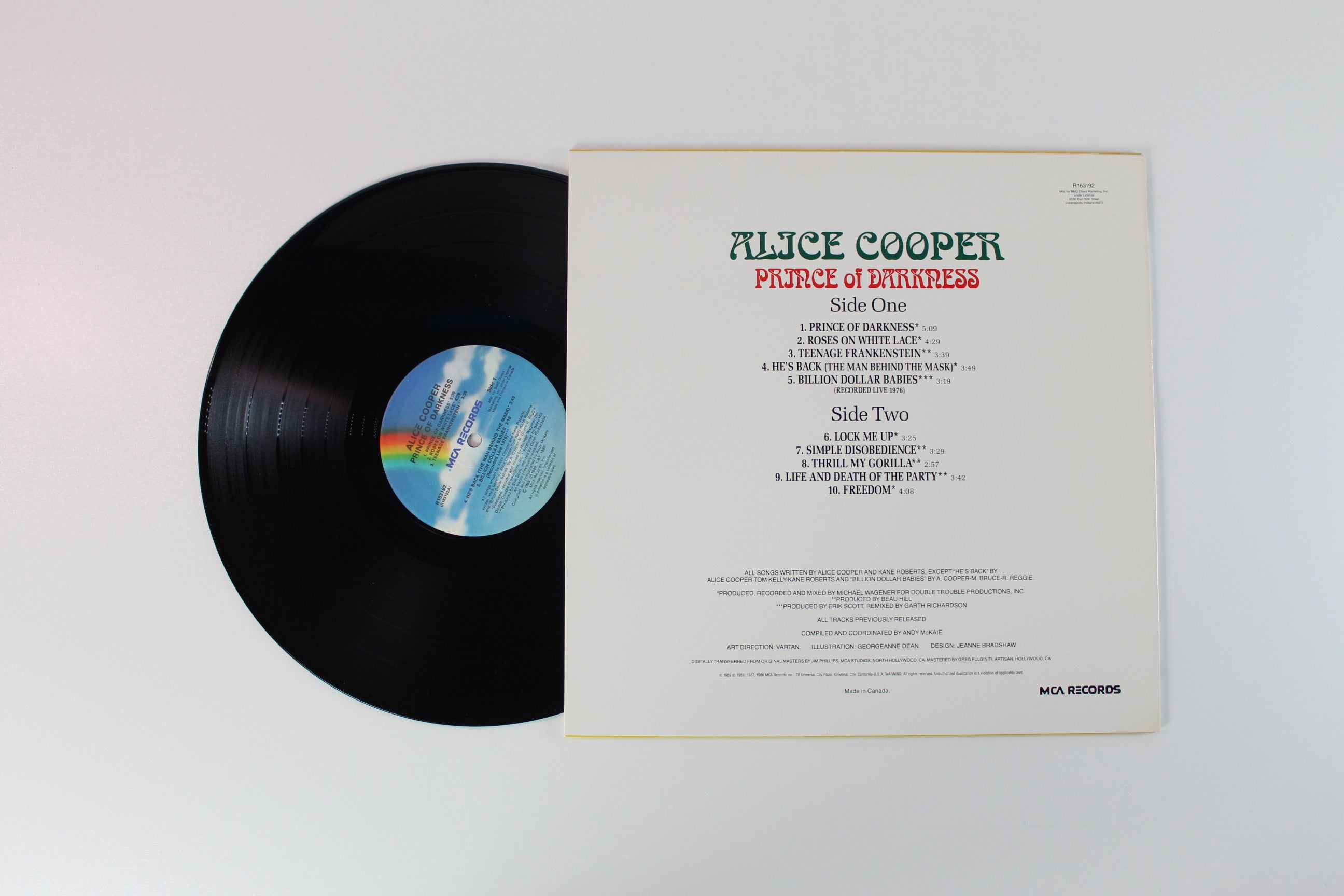 Alice Cooper - Prince Of Darkness on MCA Club Edition