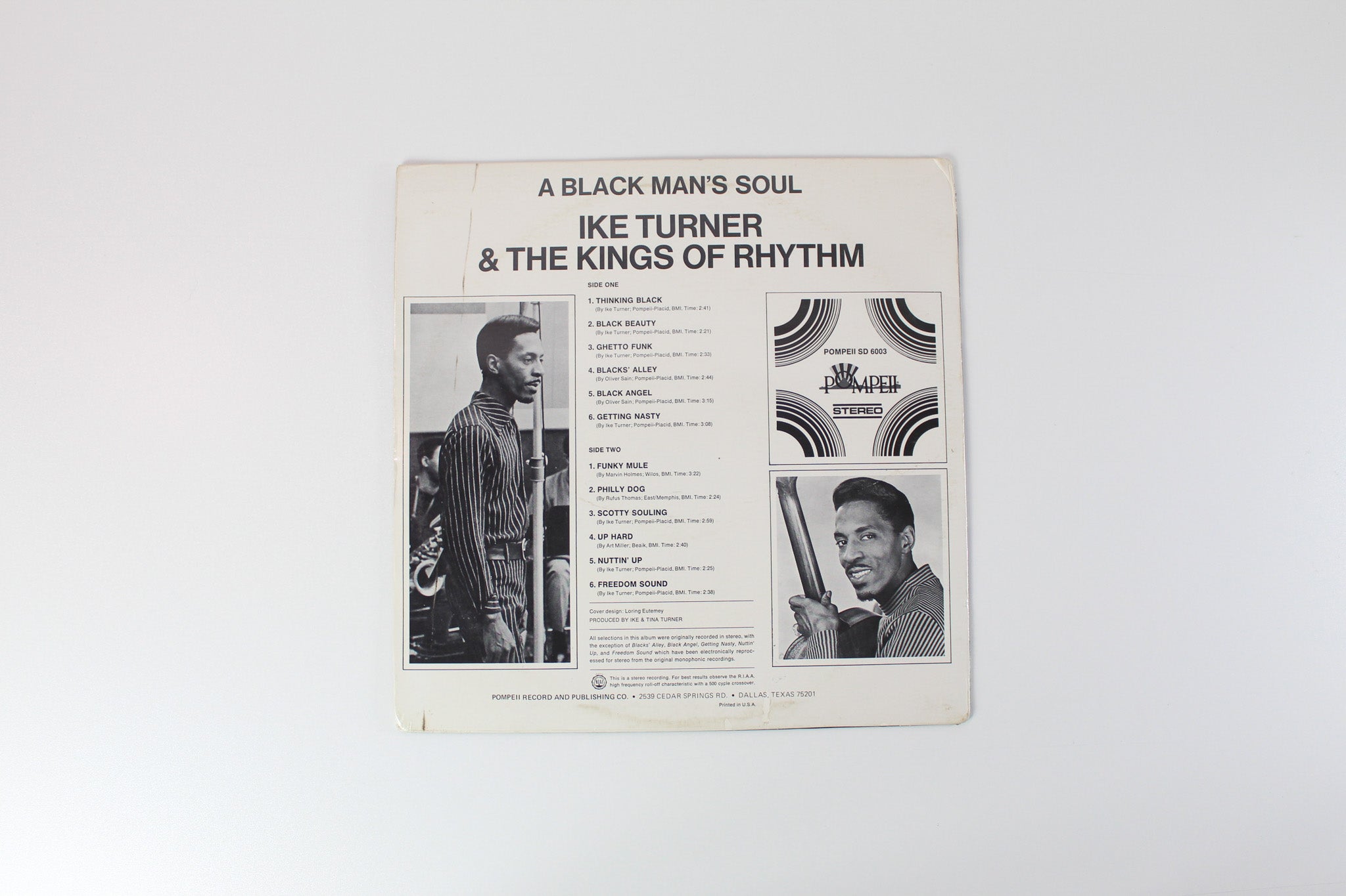 Ike Turner's Kings Of Rhythm - A Black Man's Soul on Pompeii Sealed