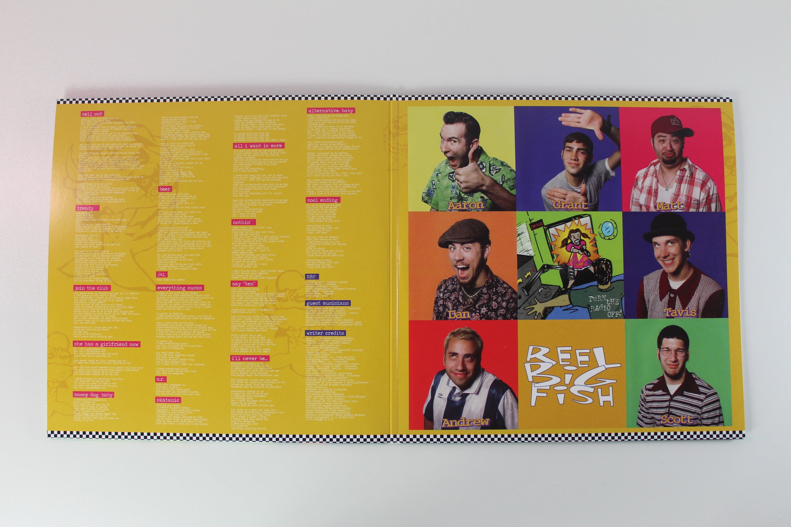 Reel Big Fish - Turn The Radio Off on Enjoy the Ride Ltd Beer Vinyl Reissue