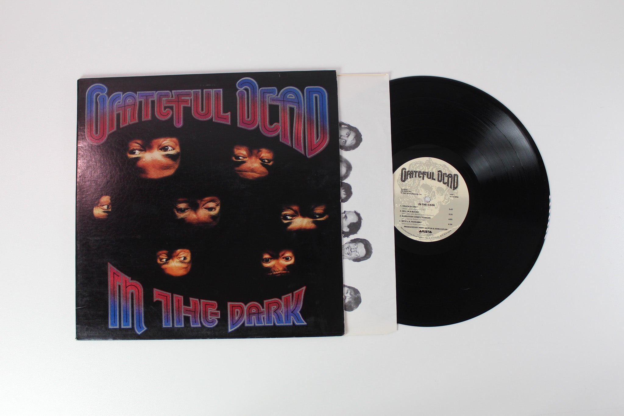 The Grateful Dead - In The Dark on Arista Upside Down Eyes Cover