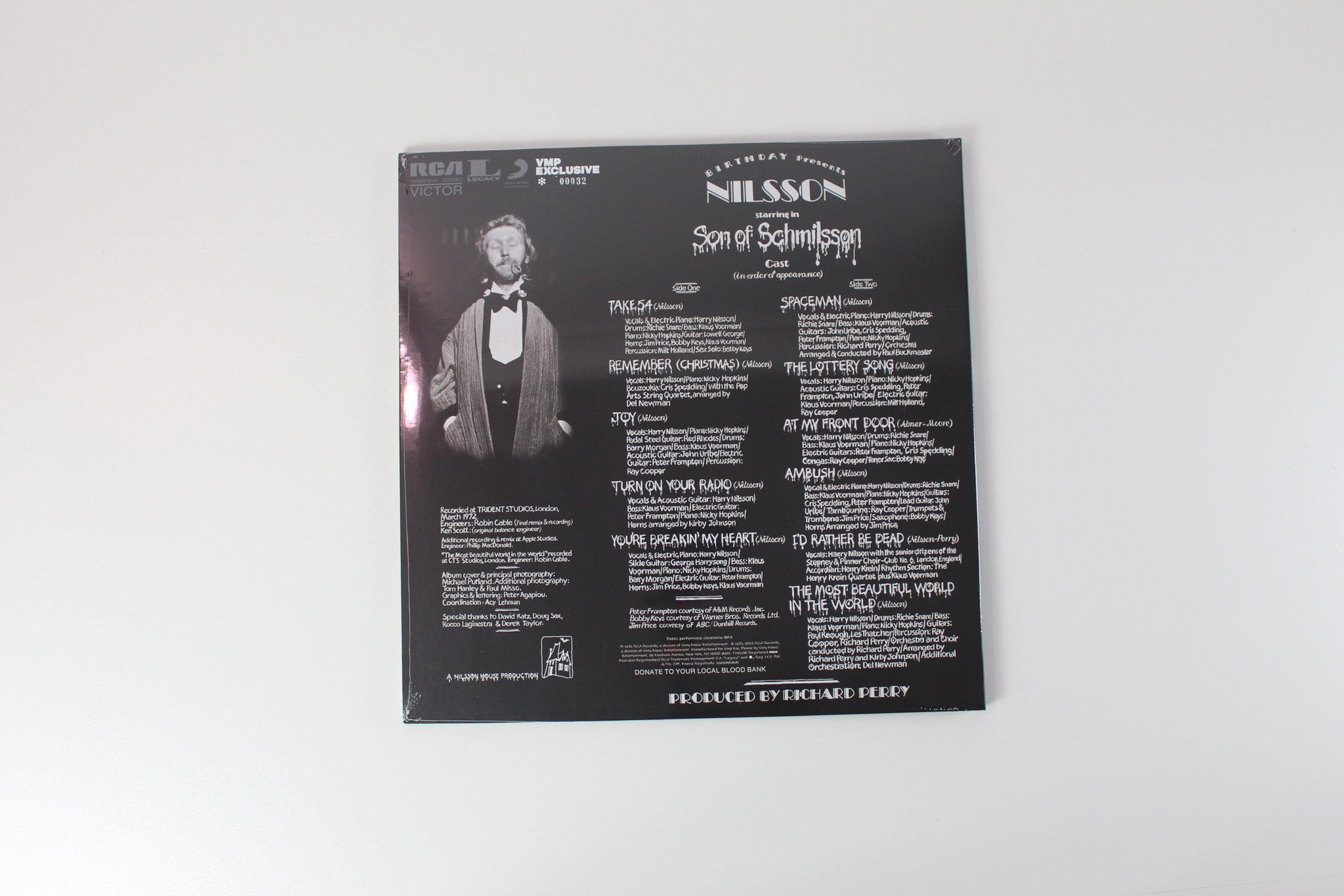 Harry Nilsson - Son Of Schmilsson on RCA Vinyl Me Please Ltd Numbered Black & White Vinyl Reissue