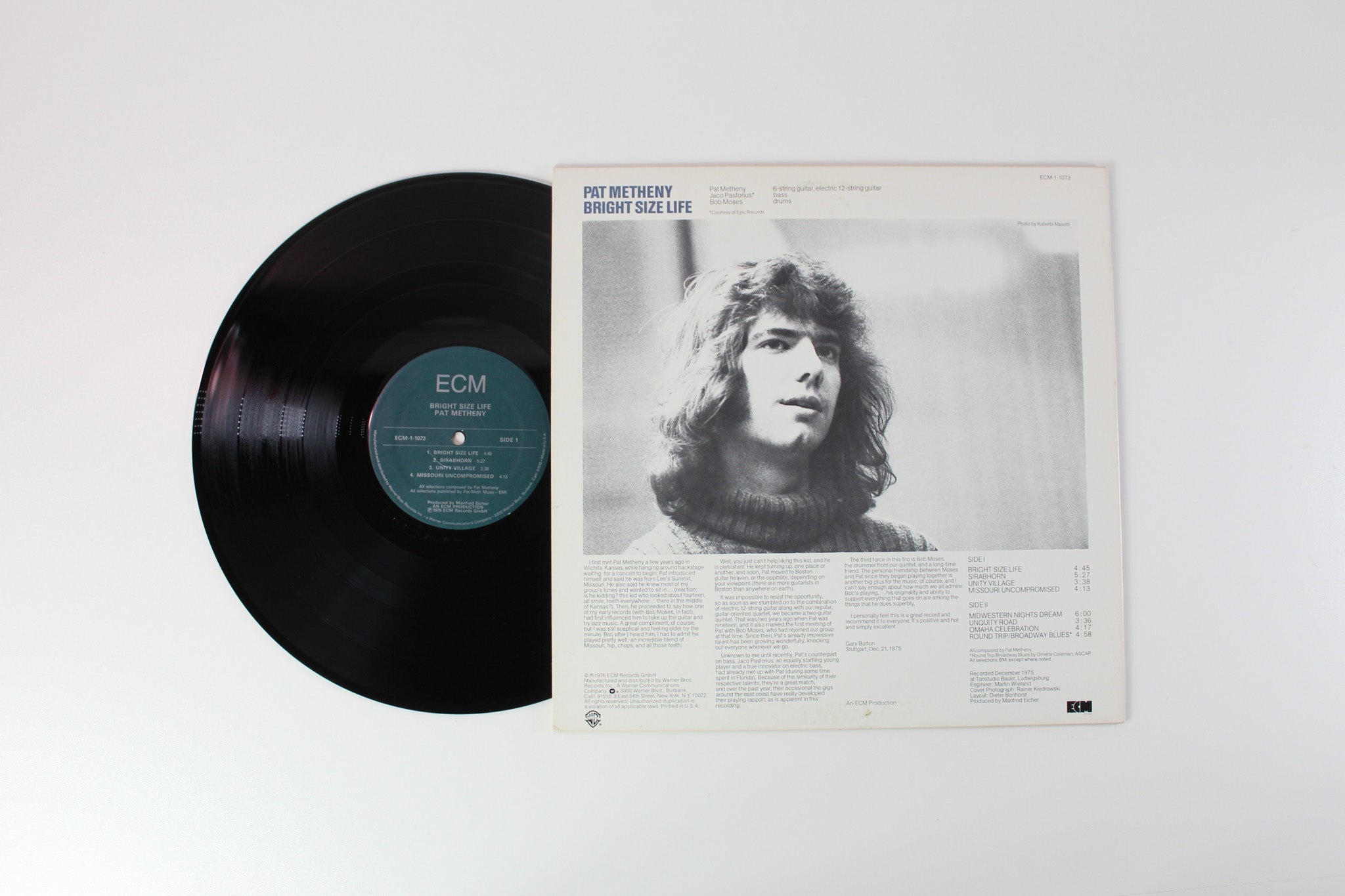 Pat Metheny - Bright Size Life on ECM German Pressing
