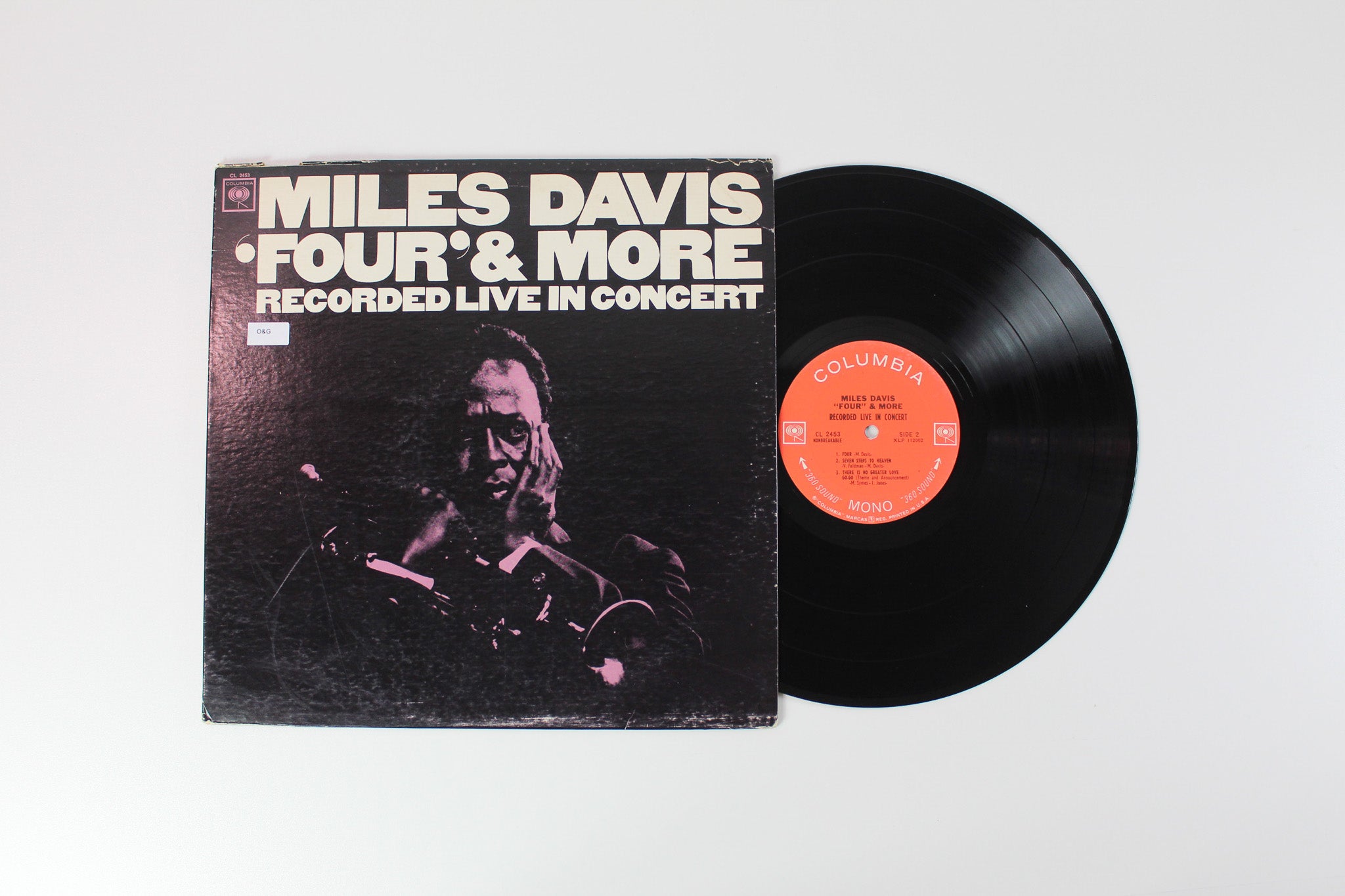 Miles Davis - 'Four' & More (Recorded Live In Concert) on Columbia 2 Eye Mono