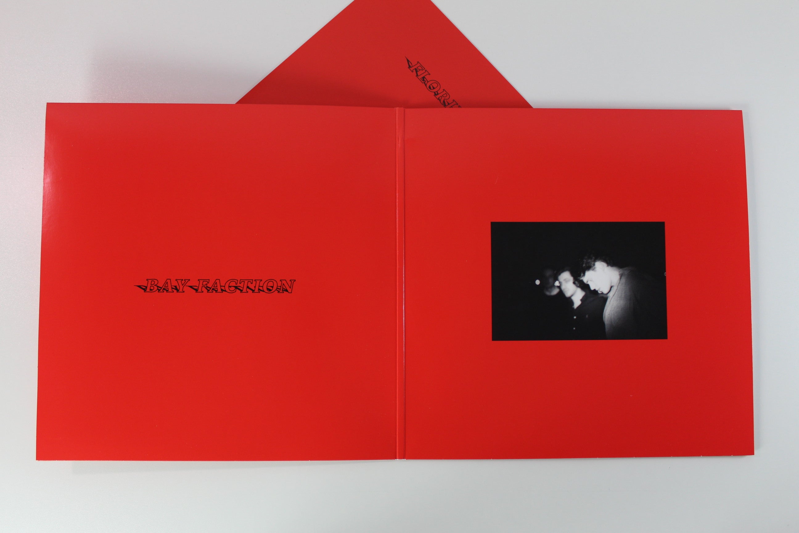 Bay Faction - Florida Guilt on Counter Intuitive 12" 45 RPM Ltd Clear w/ Red Splatter Vinyl Reissue