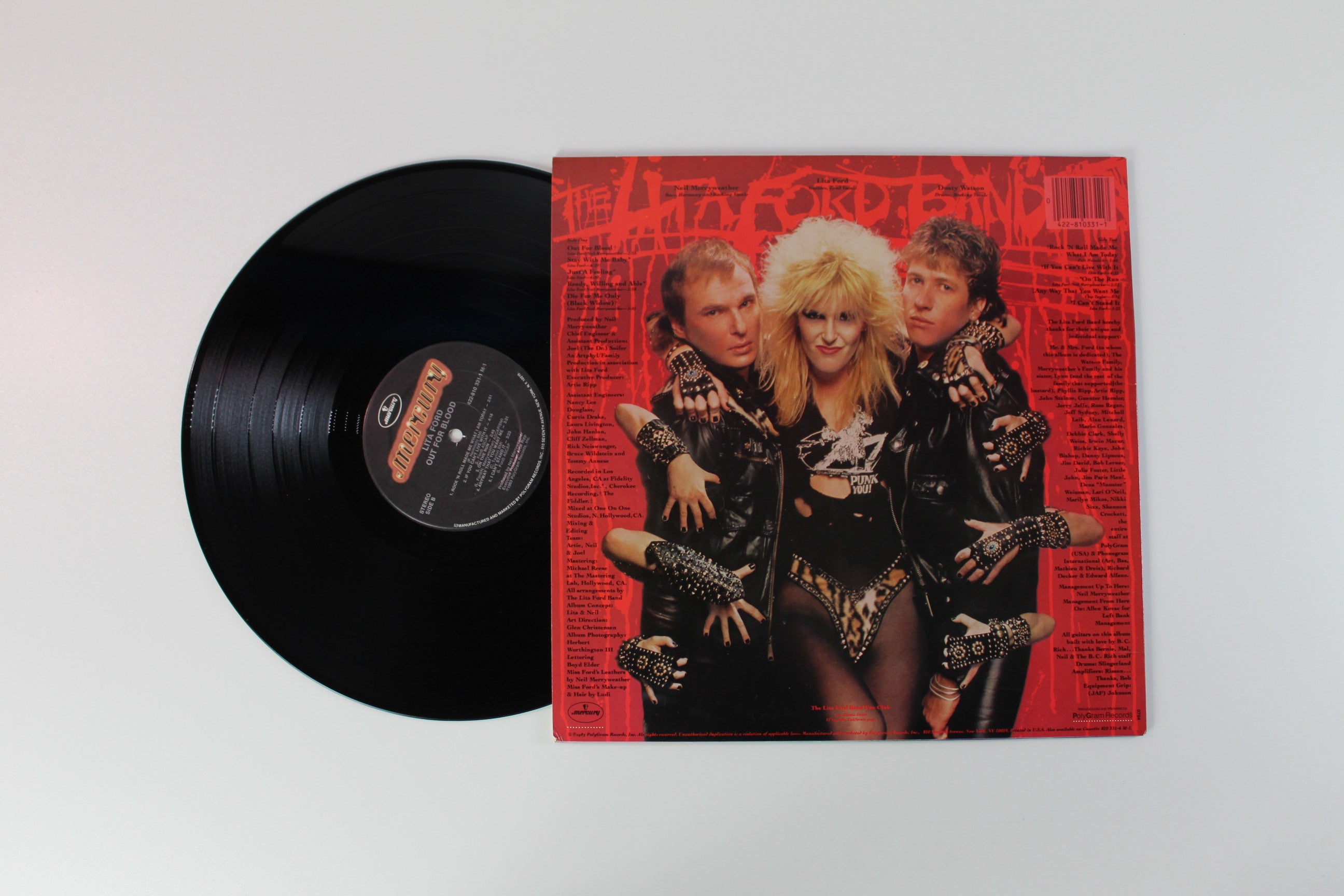 Lita Ford - Out For Blood on Mercury Reissue