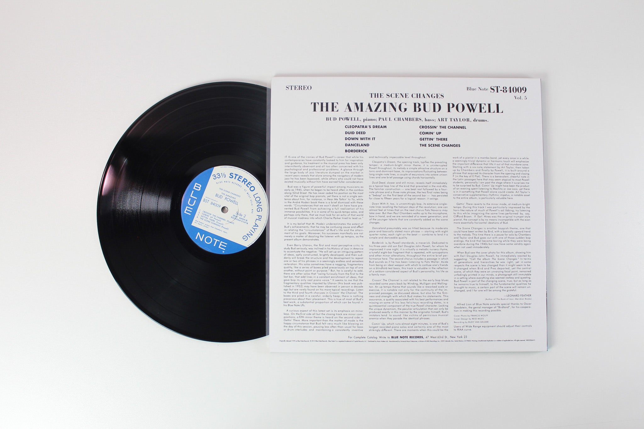 Bud Powell - The Scene Changes Vol. 5 on Blue Note Music Matters Ltd 180 Gram Reissue