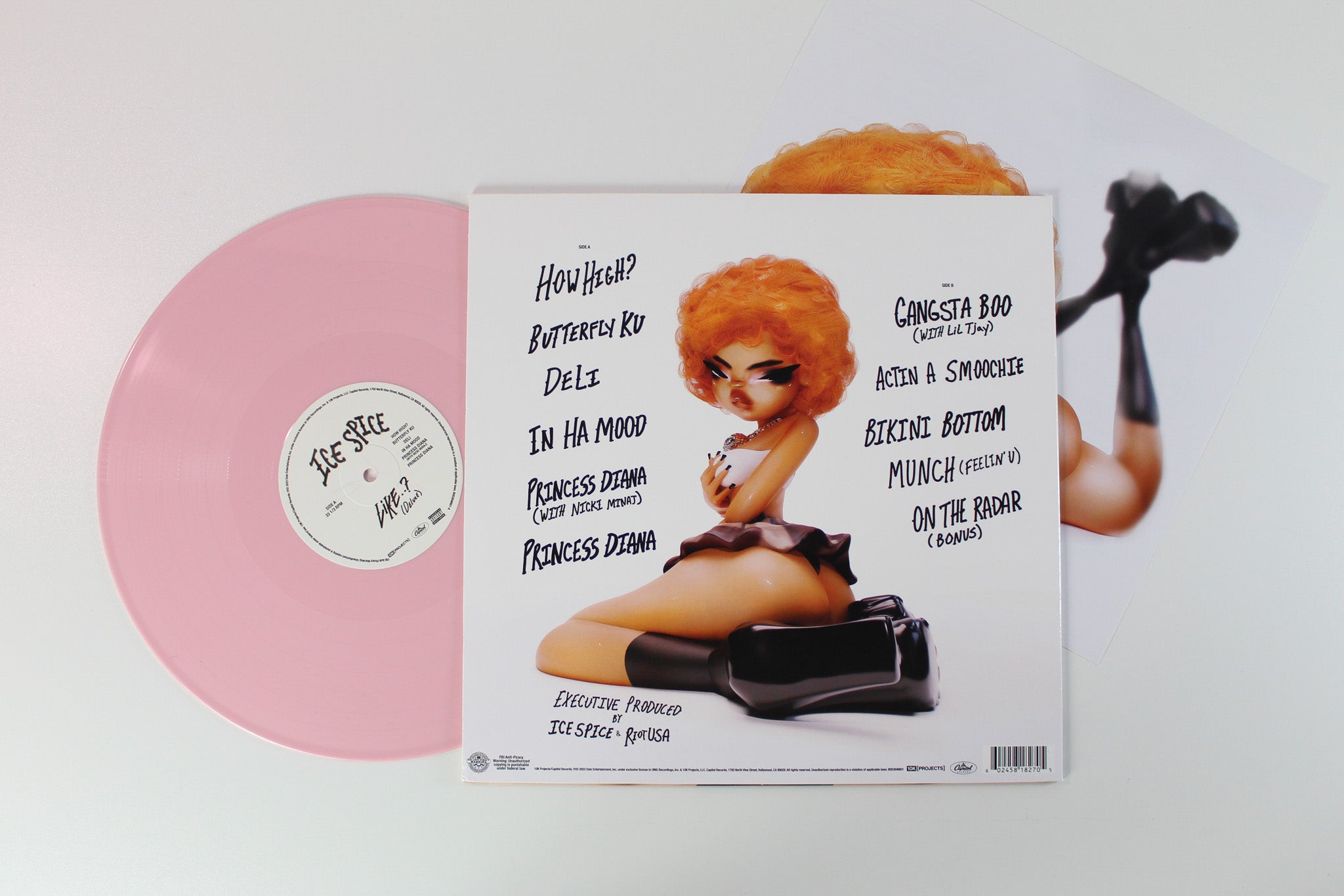 Ice Spice - Like..? (Deluxe) on Capitol Records - Pink Vinyl