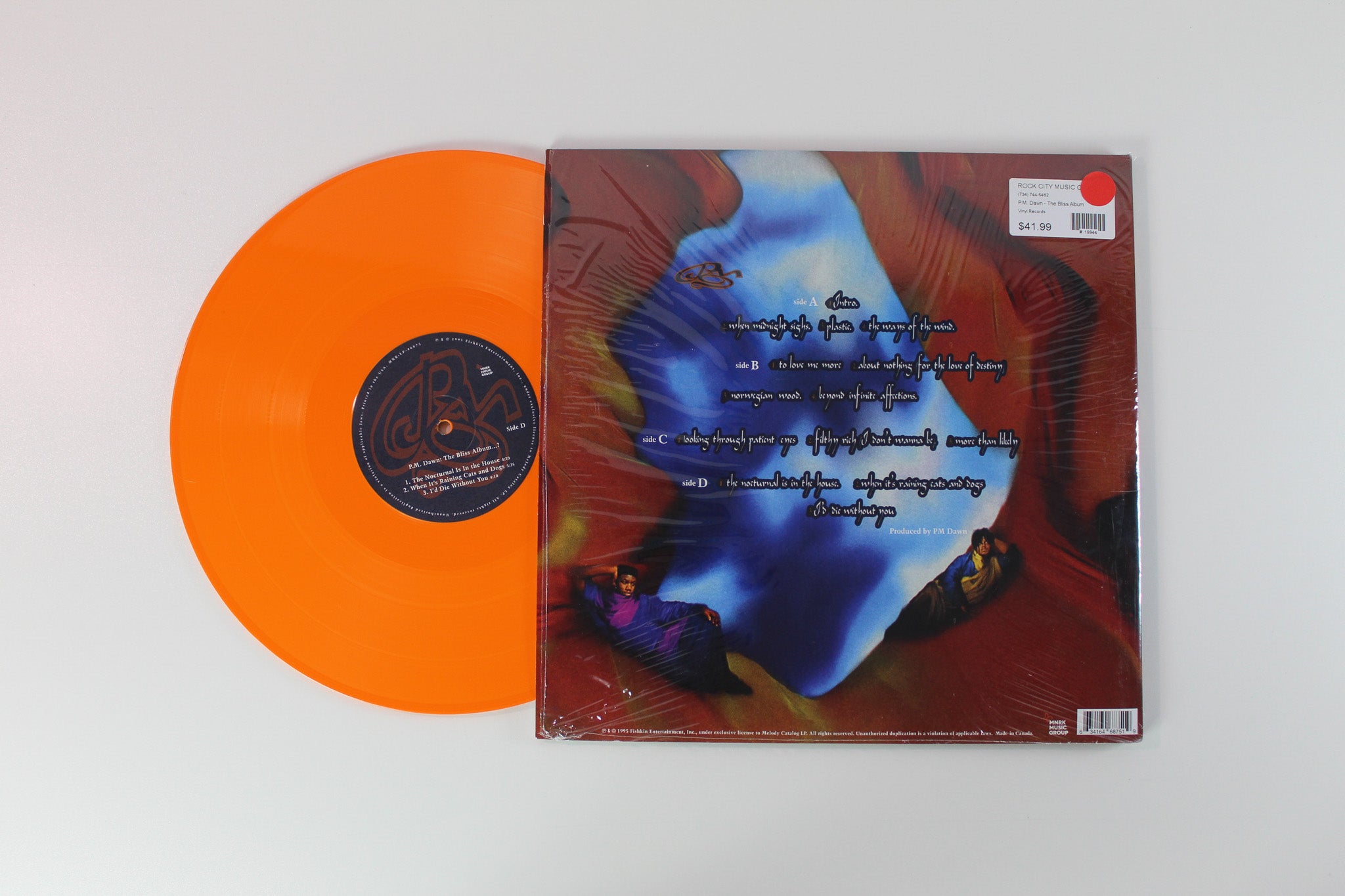 P.M. Dawn - The Bliss Album...? (Vibrations Of Love And Anger And The Ponderance Of Life And Existence) on MNRK Music Group - Orange Vinyl