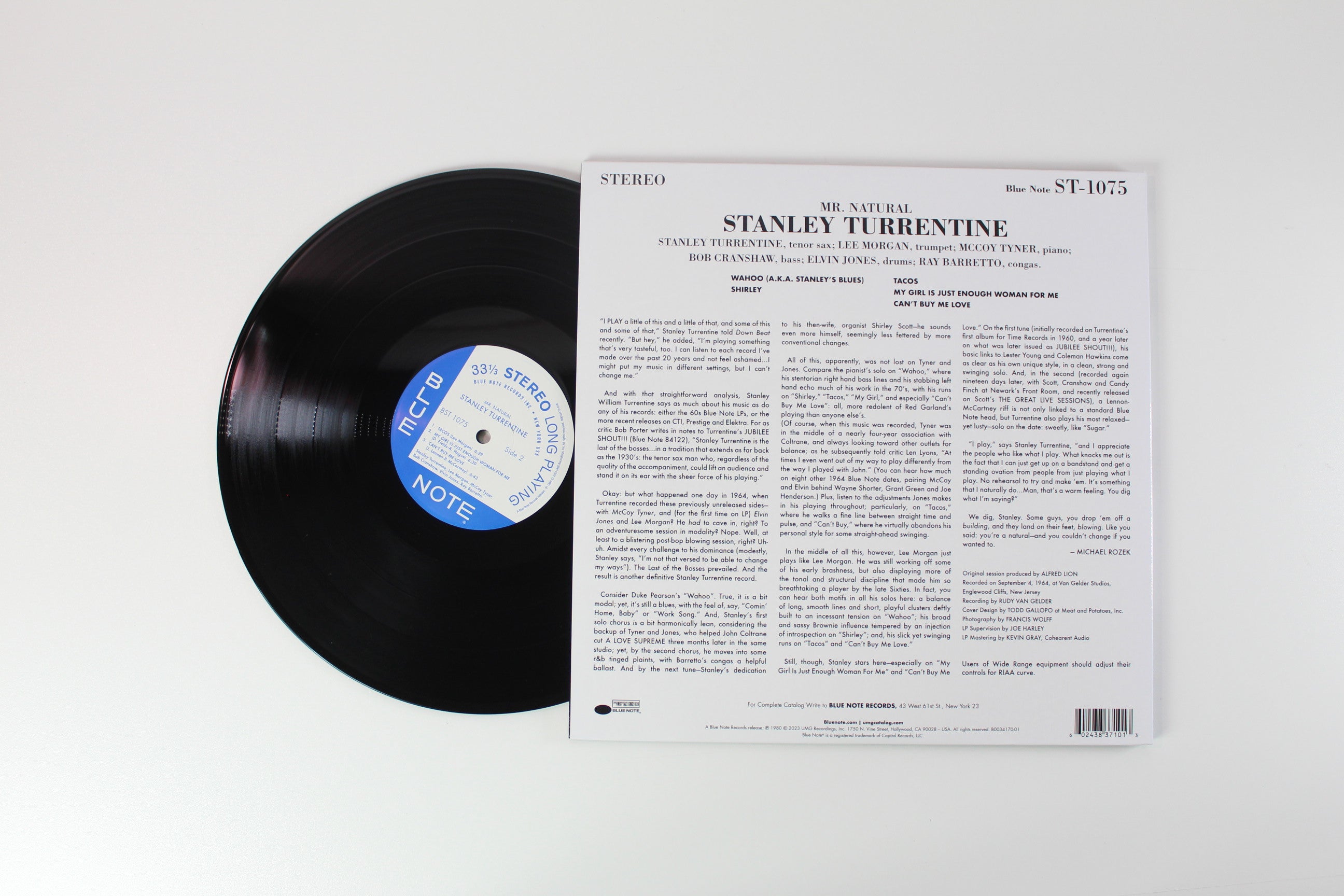 Stanley Turrentine - Mr. Natural Blue Note Tone Poet Series Reissue