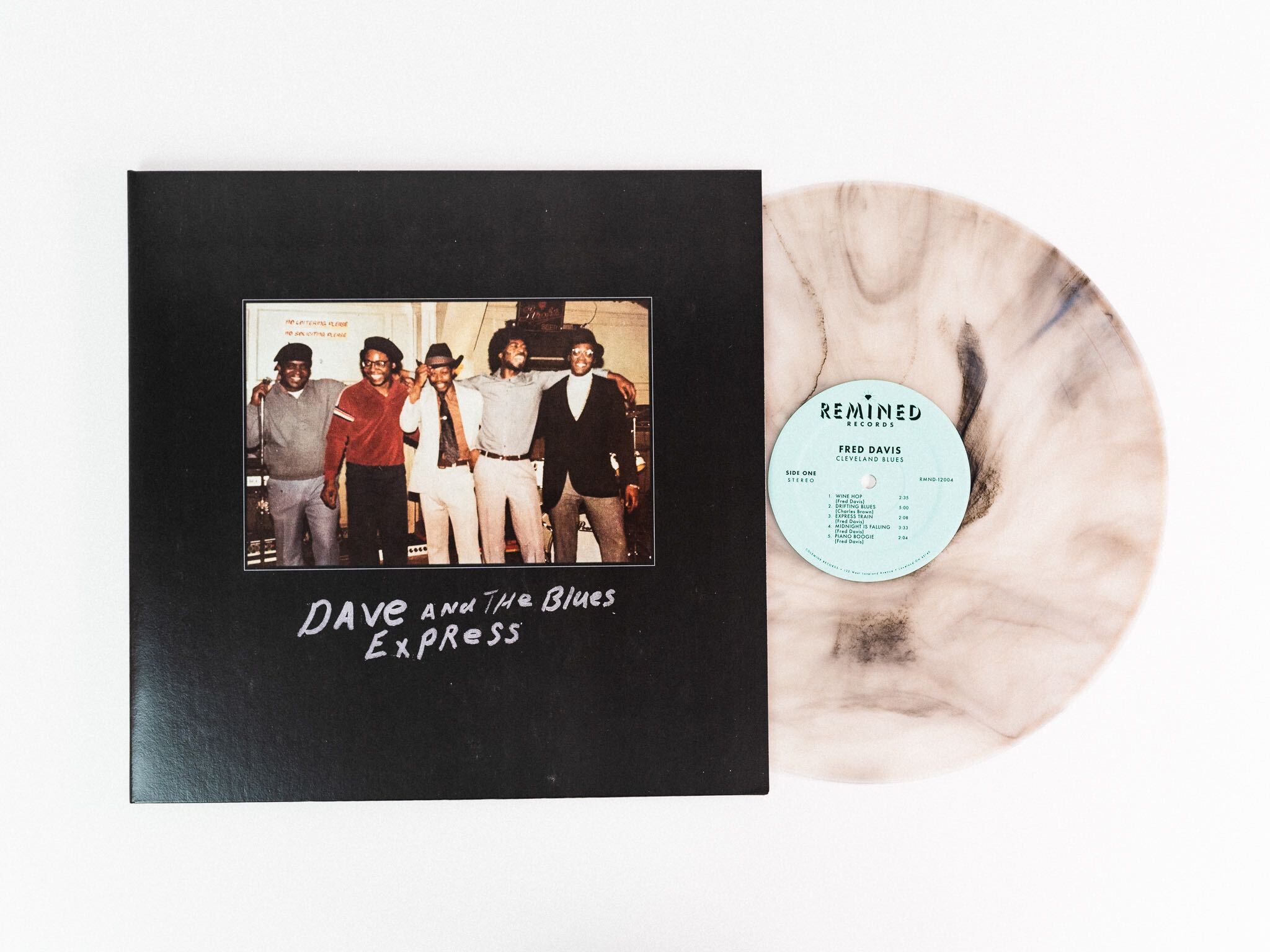 [DAMAGED] Fred Davis - Cleveland Blues [Cuyahoga River Fire Smoke Colored Vinyl]