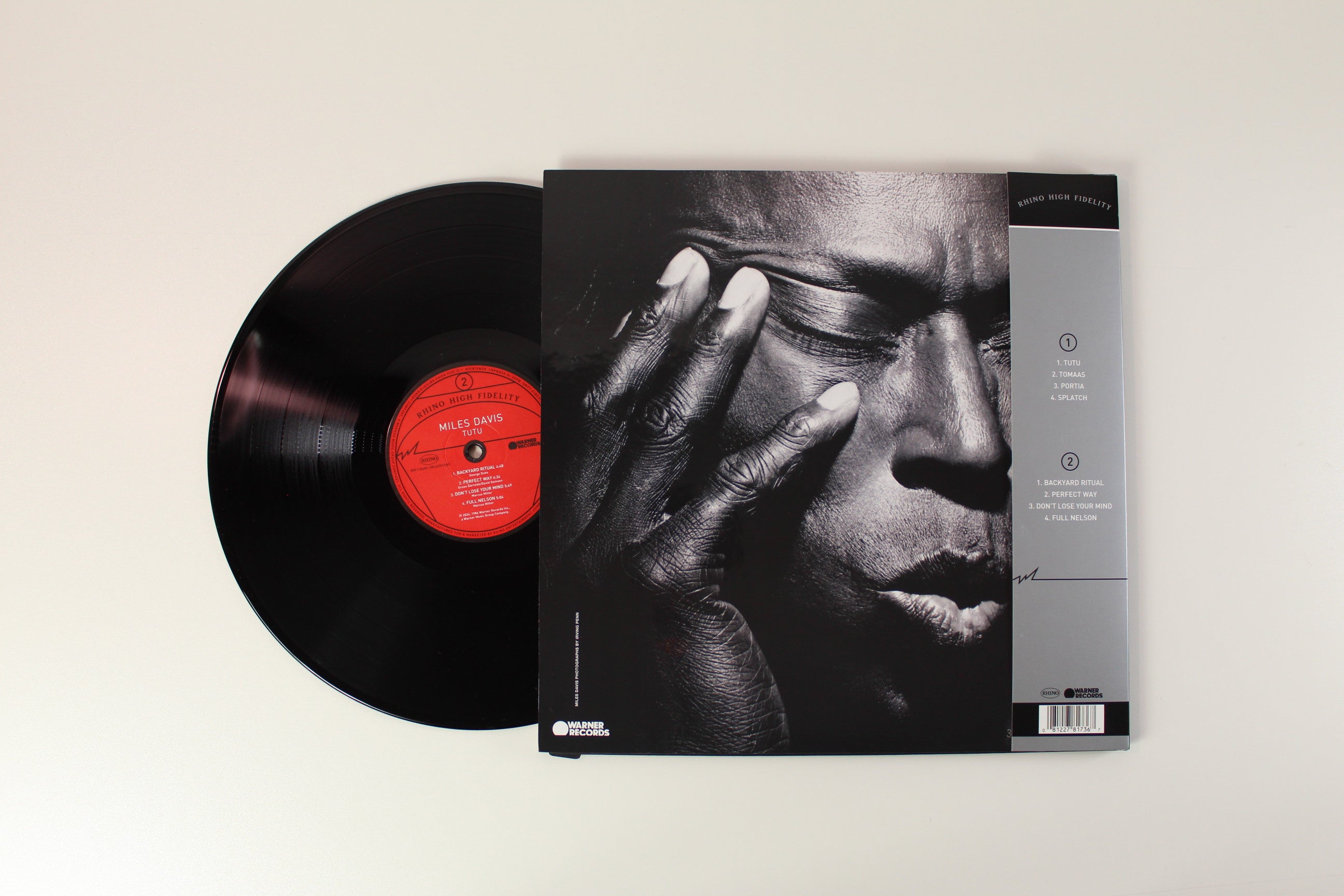 Miles Davis - Tutu on Rhino Ltd Numbered 180 Gram Reissue