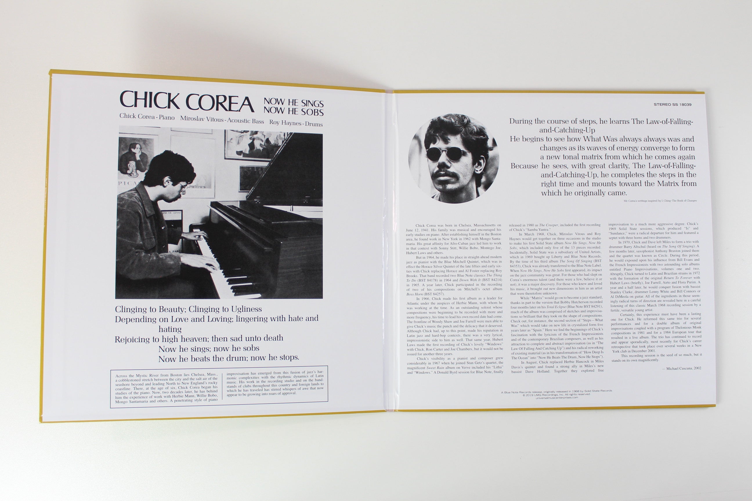 Chick Corea - Now He Sings Now He Sobs Blue Note Tone Poet Series Reissue