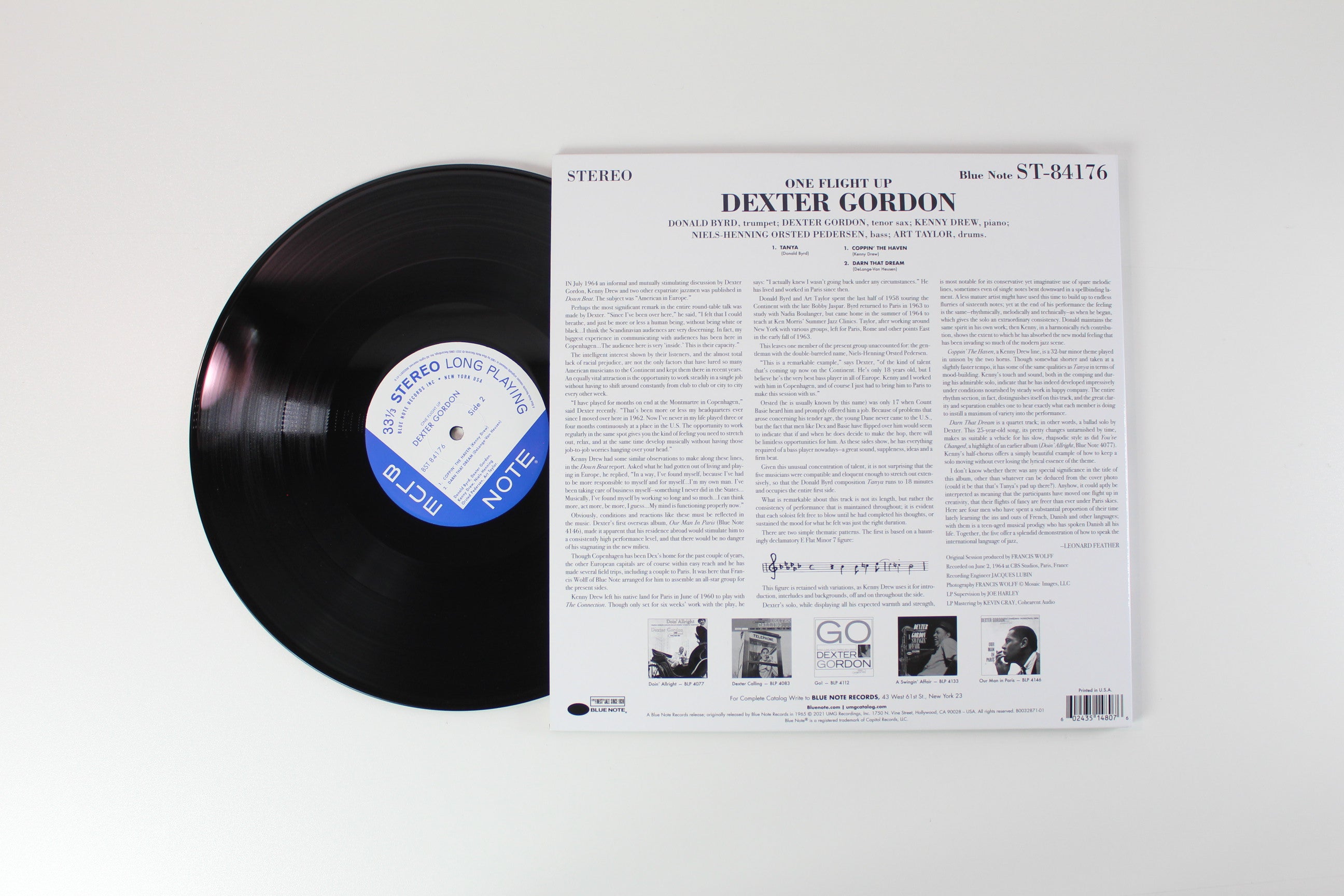 Dexter Gordon - One Flight Up Blue Note Tone Poet Series Reissue