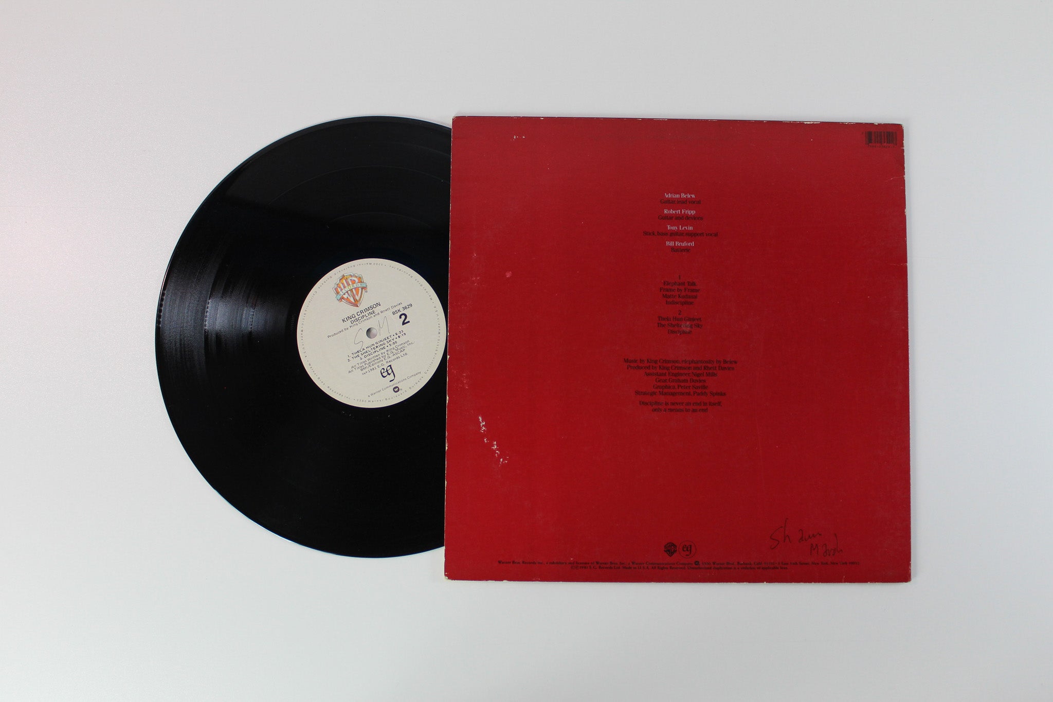 King Crimson - Discipline on Warner Bros. Records