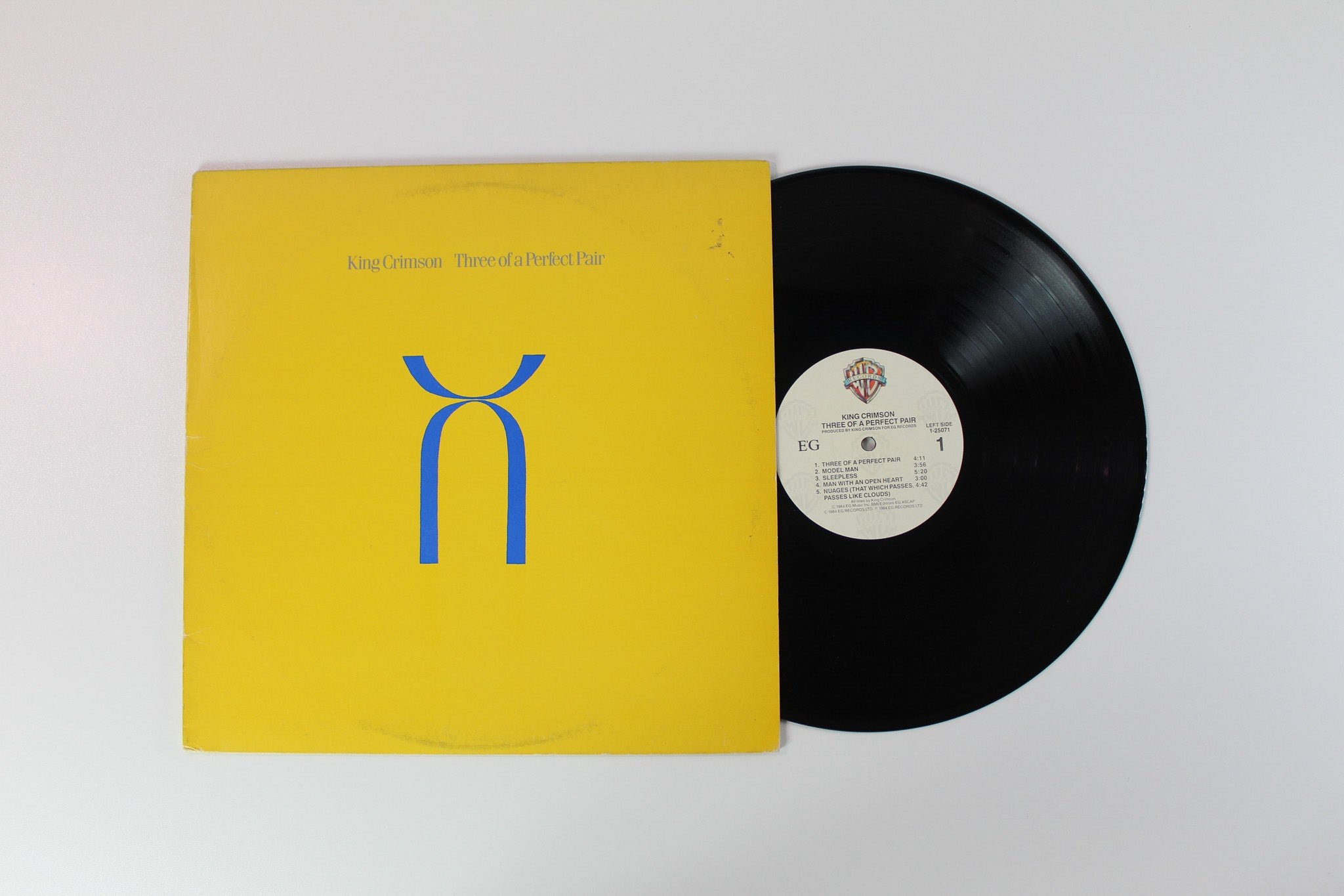 King Crimson - Three Of A Perfect Pair on Warner Bros. Records / EG