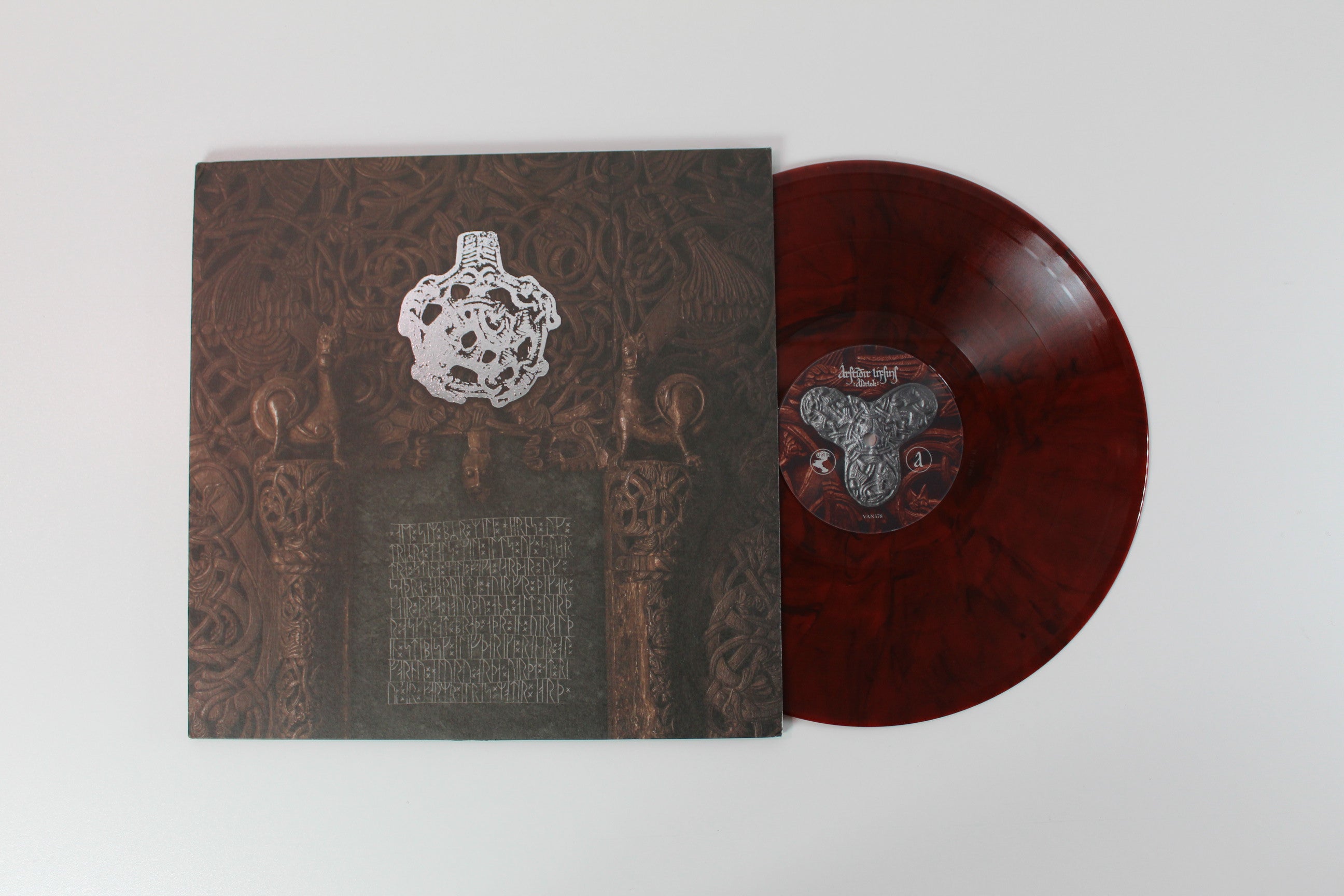 Árstíðir Lífsins - Aldrlok on Van Records Red Marbled