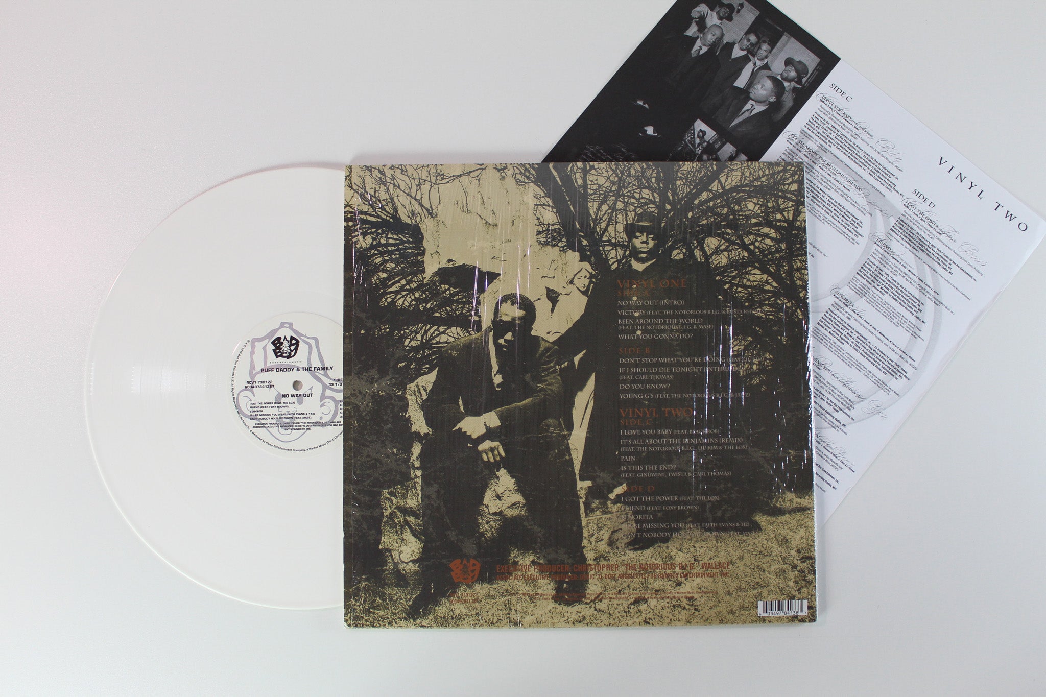 Puff Daddy & The Family - No Way Out on Bad Boy Records - White Vinyl