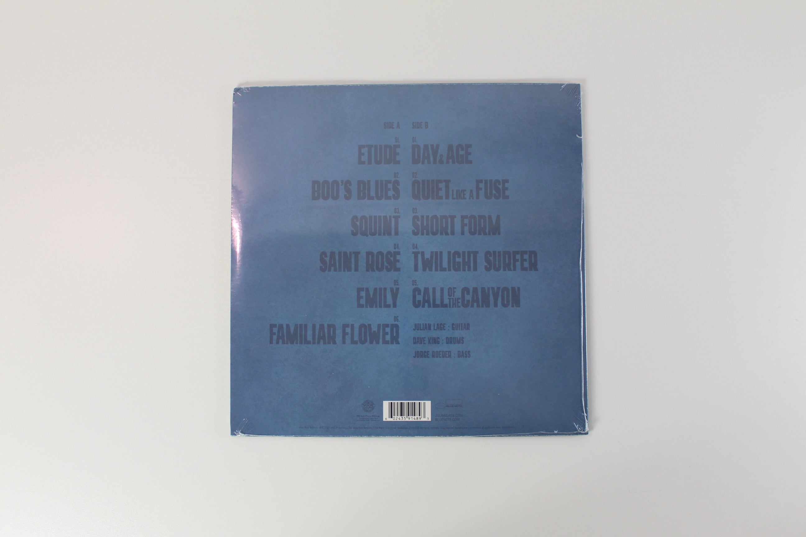 Julian Lage - Squint on Blue Note Gray Blue Splatter Sealed