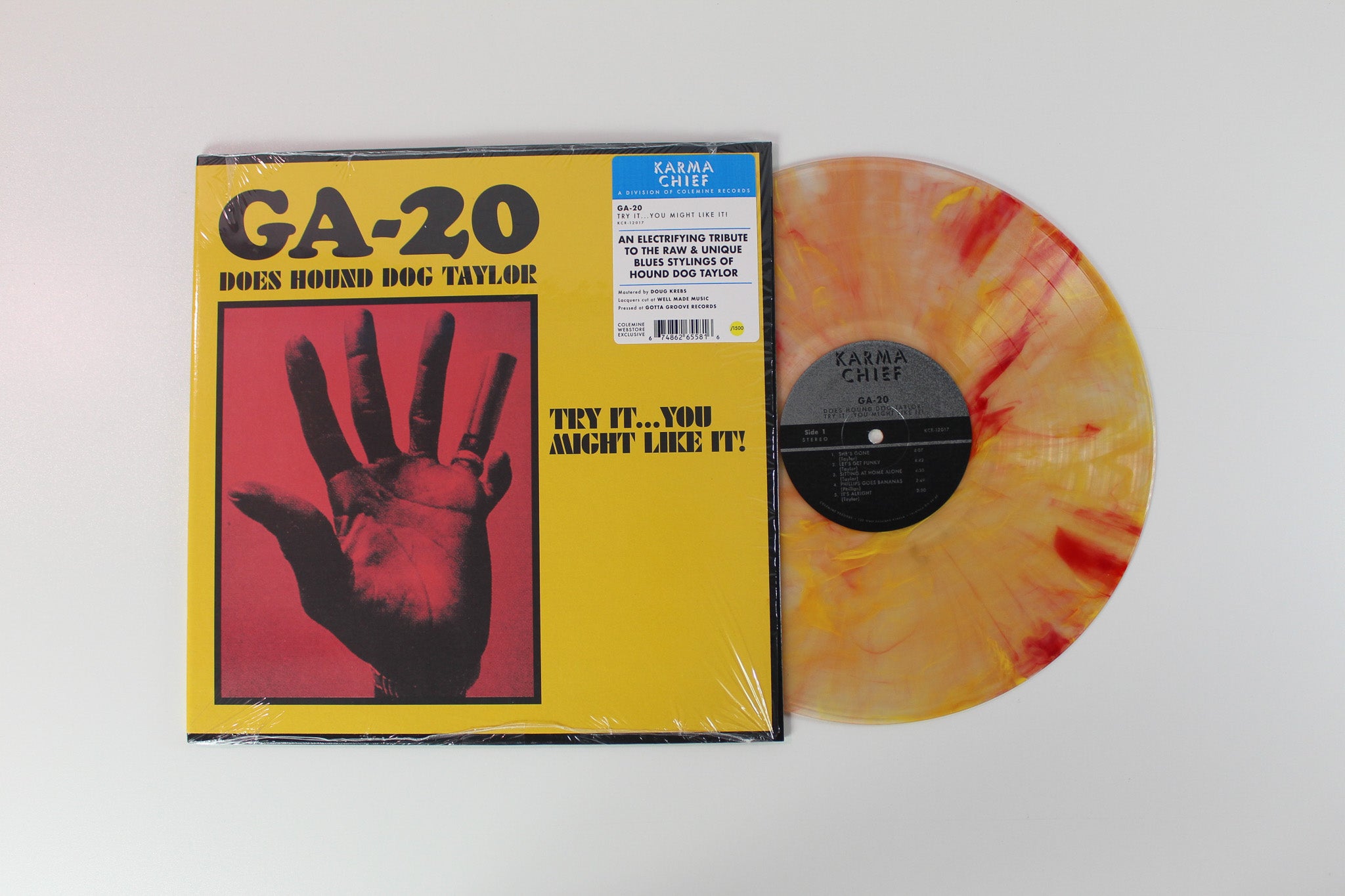 GA-20 - GA-20 Does Hound Dog Taylor: Try It...You Might Like It! on Karma Chief Records - Colored Vinyl