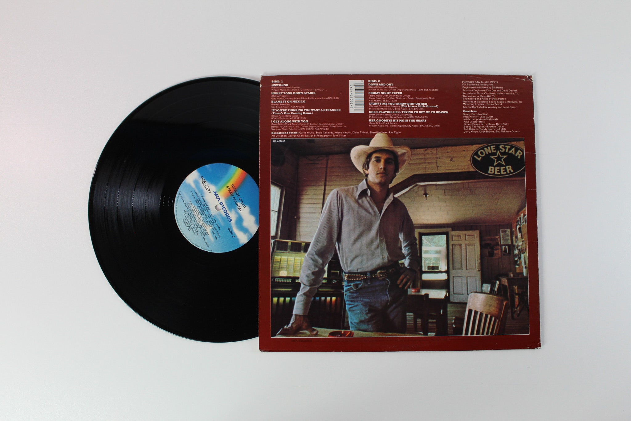 George Strait - Strait Country on MCA Records