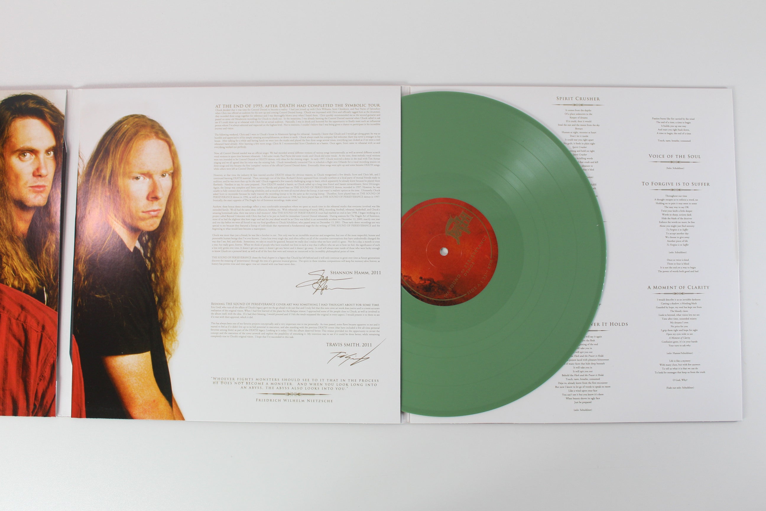 Death - The Sound Of Perseverance on Relapse Ltd Olive Green Vinyl Reissue