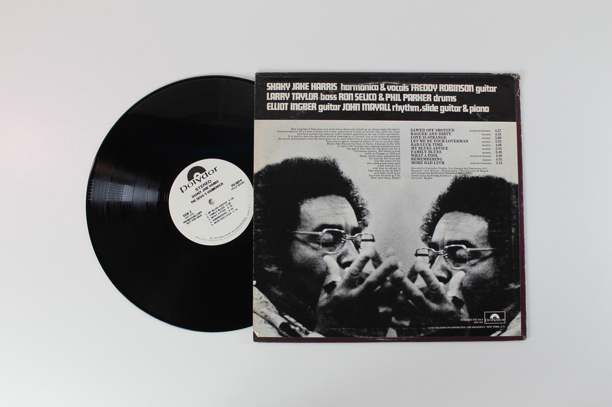 Shakey Jake - The Devil's Harmonica on Polydor - Promo