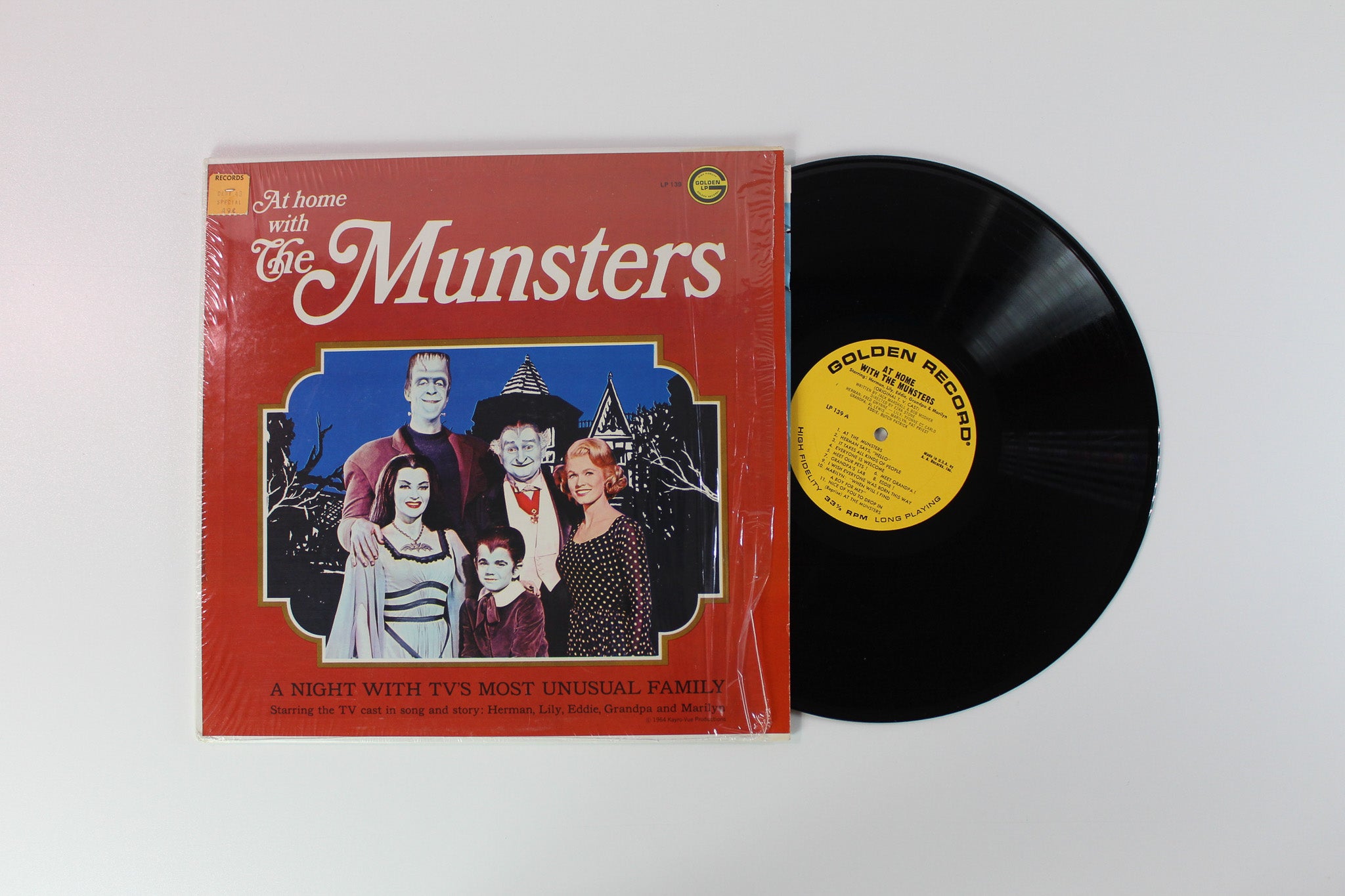 The Munsters - At Home With The Munsters on Golden Records