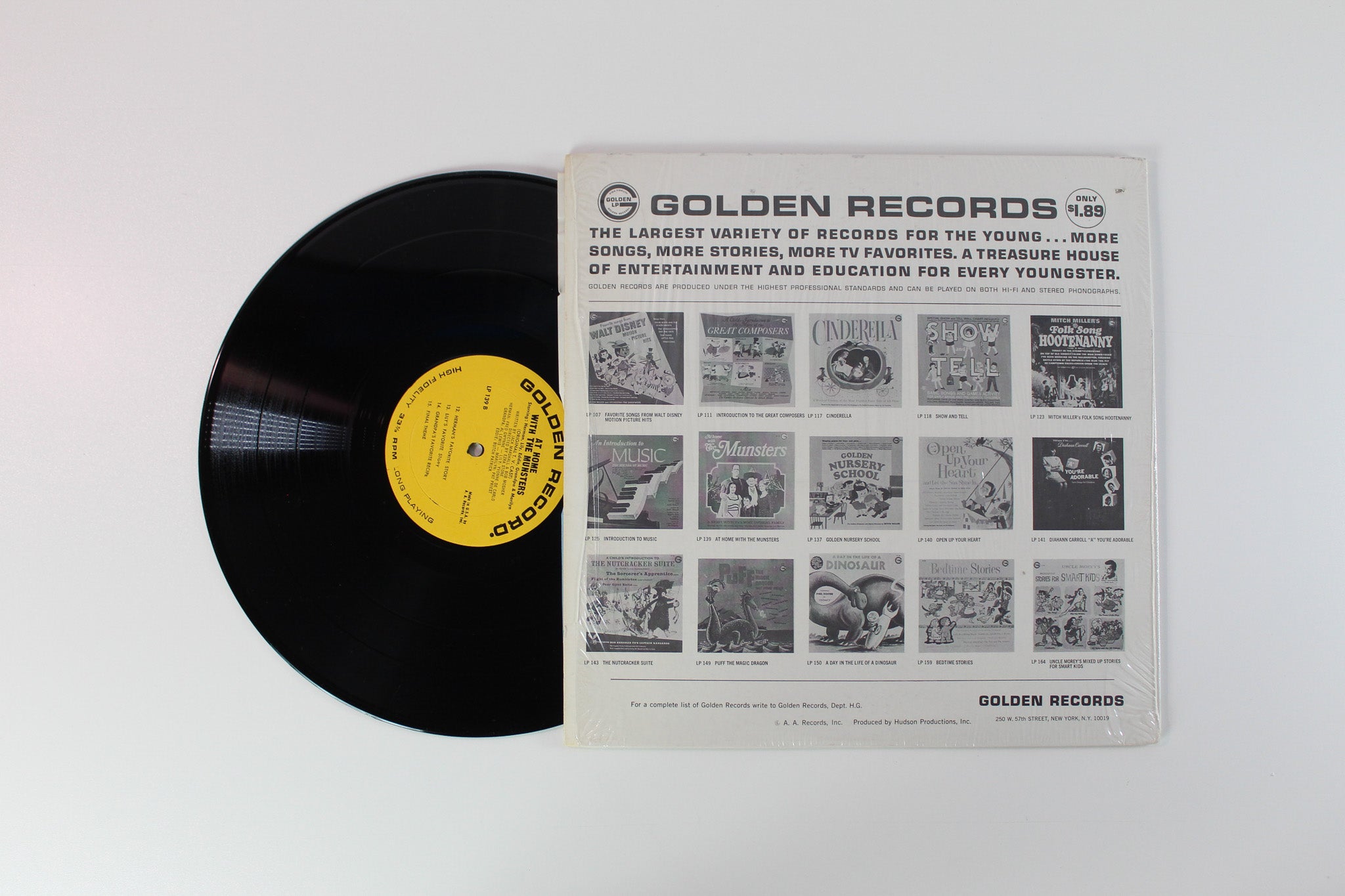 The Munsters - At Home With The Munsters on Golden Records