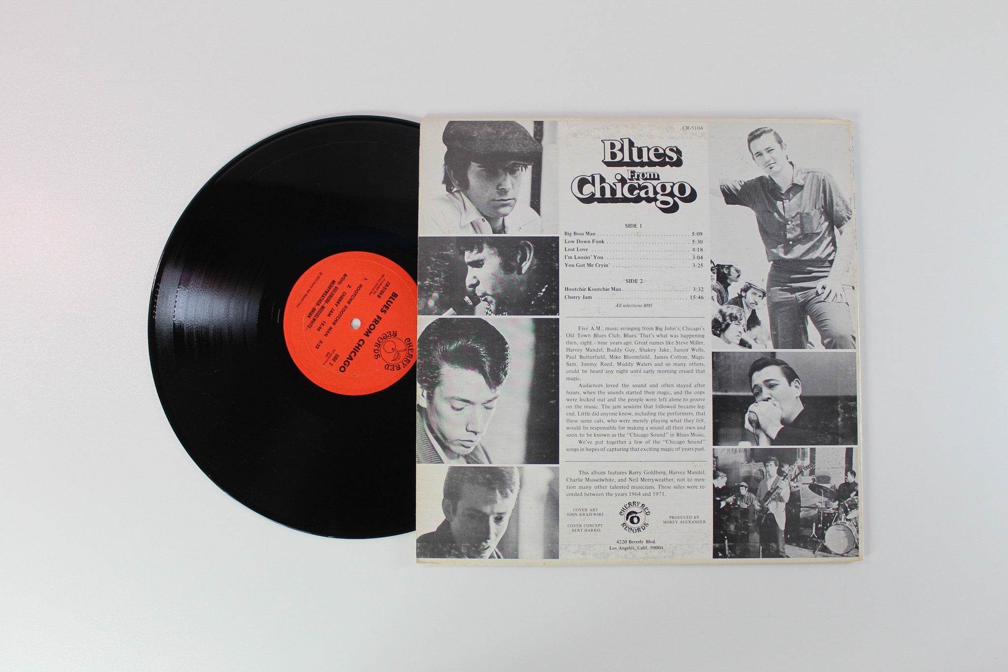Harvey Mandel - Blues From Chicago on Cherry Red Records