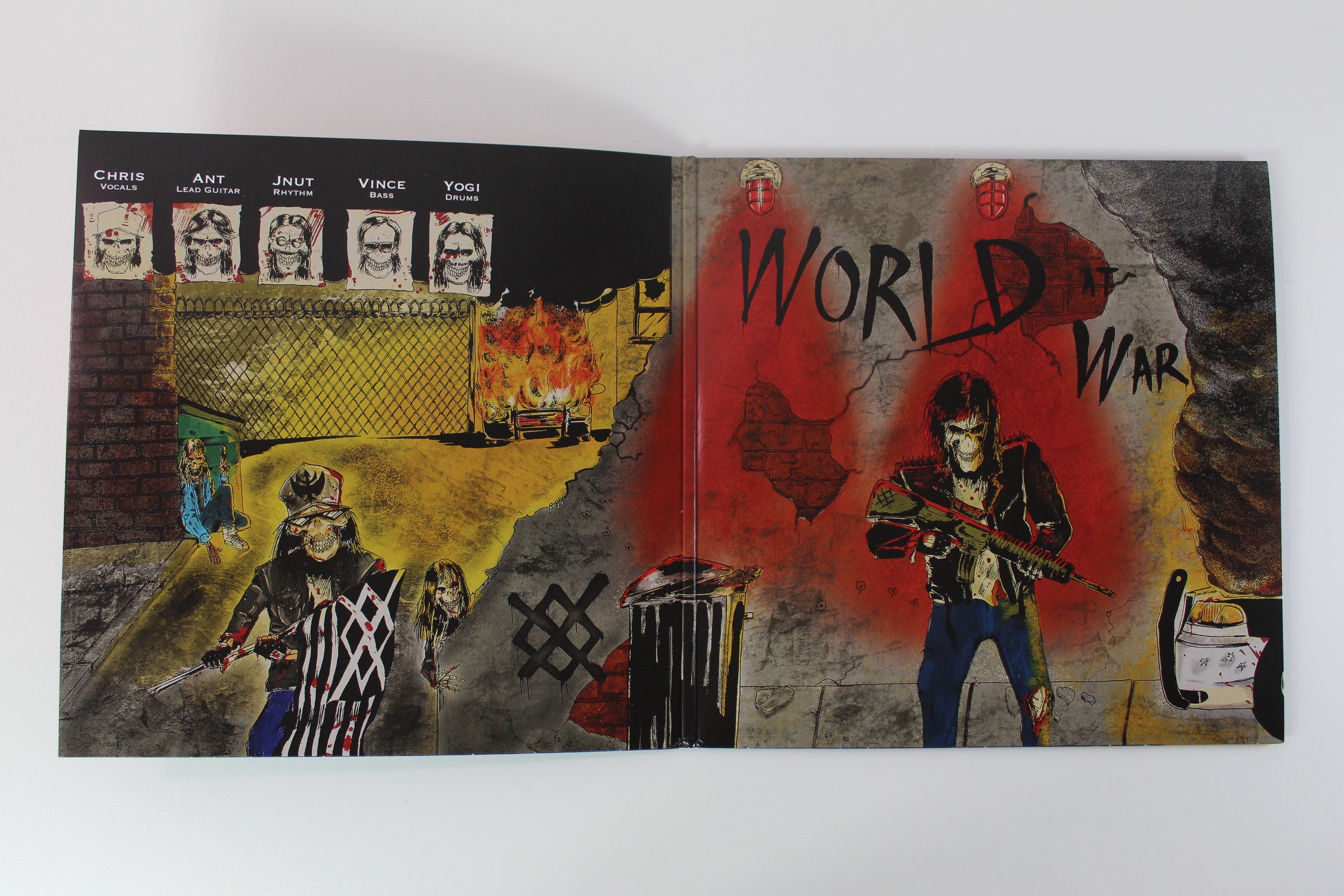 Dead Heat - World At War on Triple B Clear Red Inside Clear Yellow