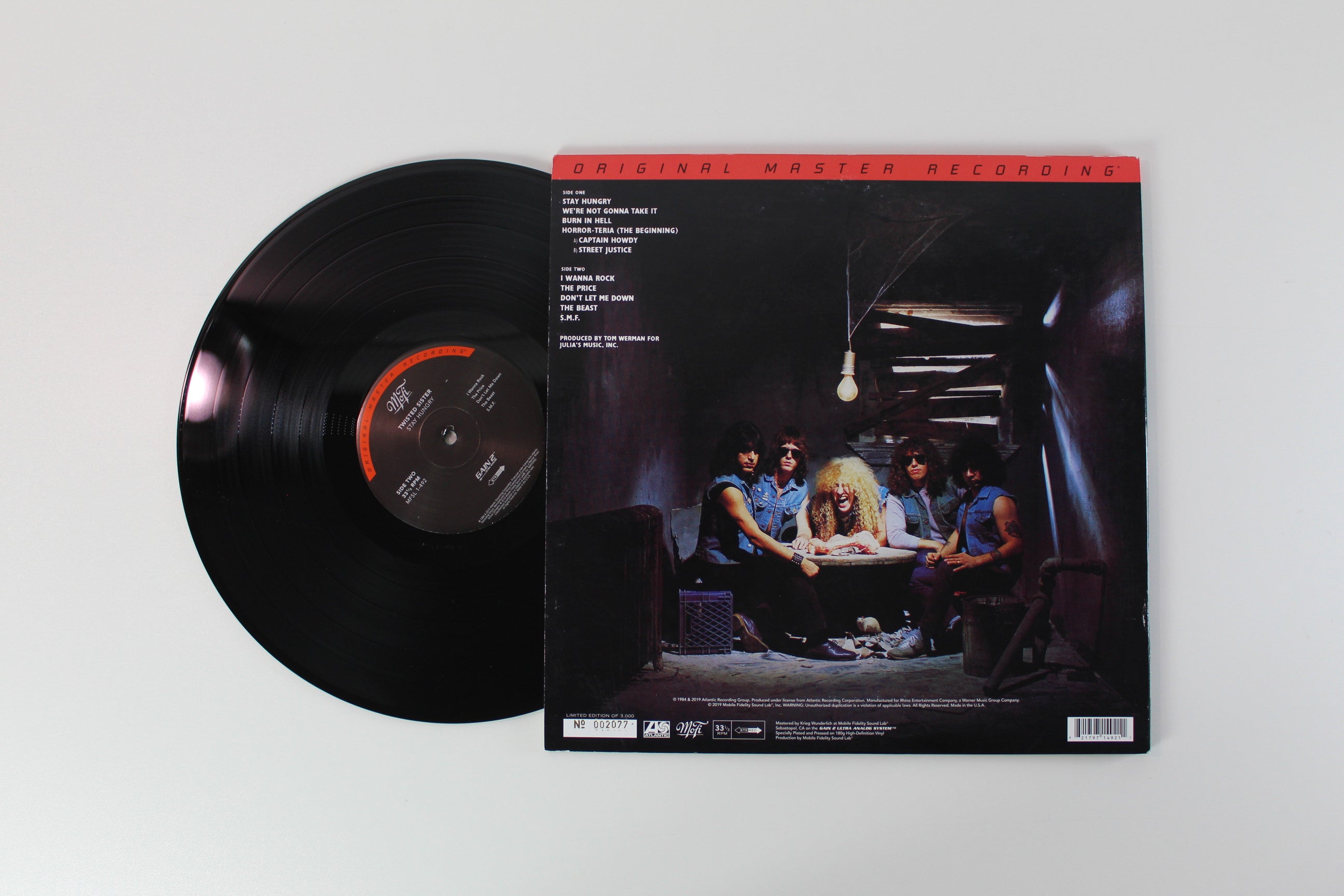 Twisted Sister - Stay Hungry on Mobile Fidelity Sound Lab Ltd Numbered Reissue