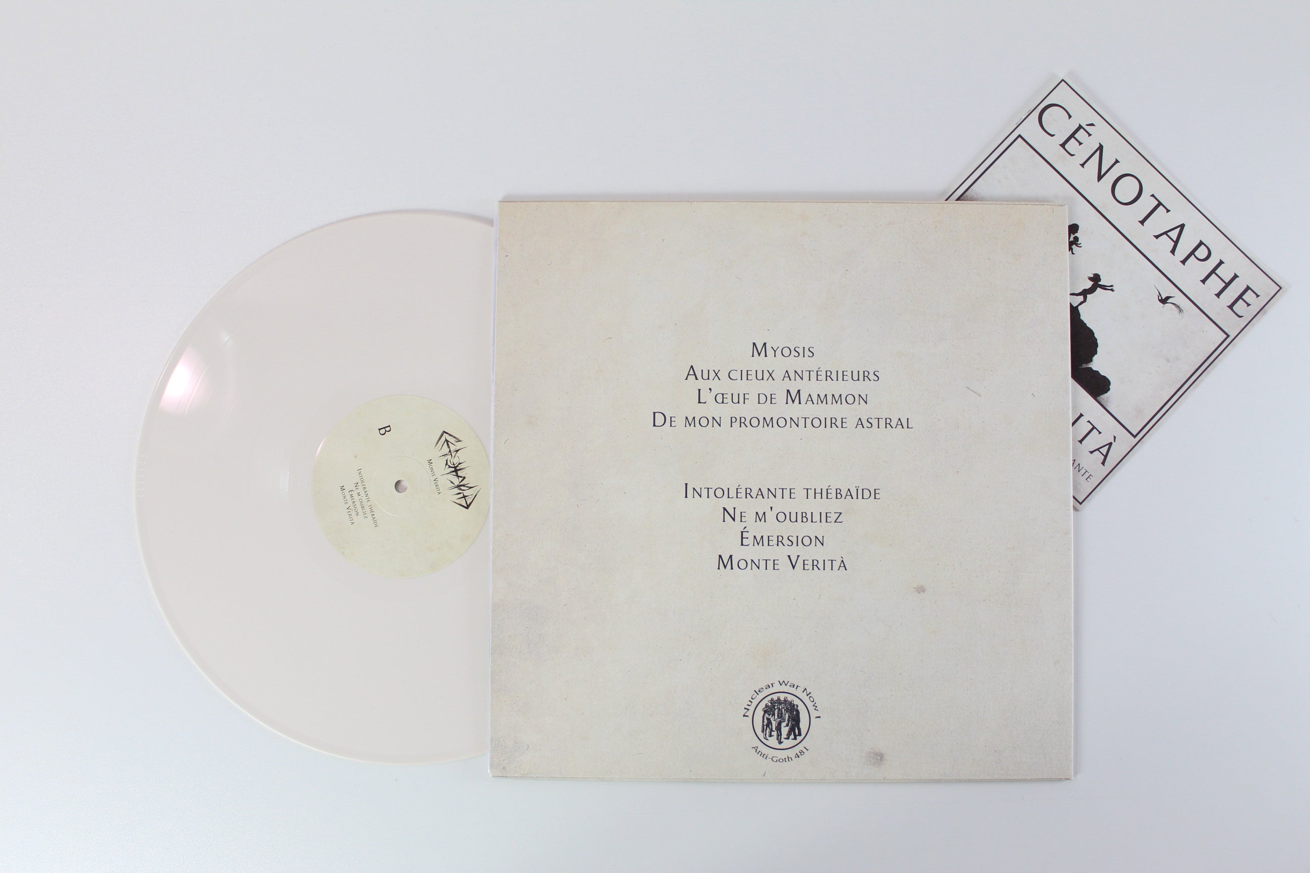 Cénotaphe - Monte Verità on Nuclear War Now Ltd Bone White Vinyl