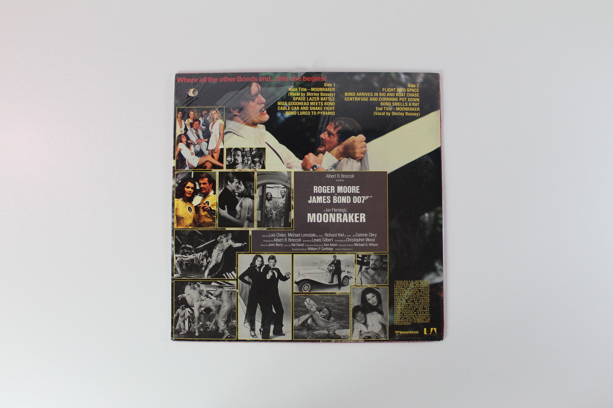 John Barry - Moonraker (Original Motion Picture Soundtrack) on United Artists Records - Sealed